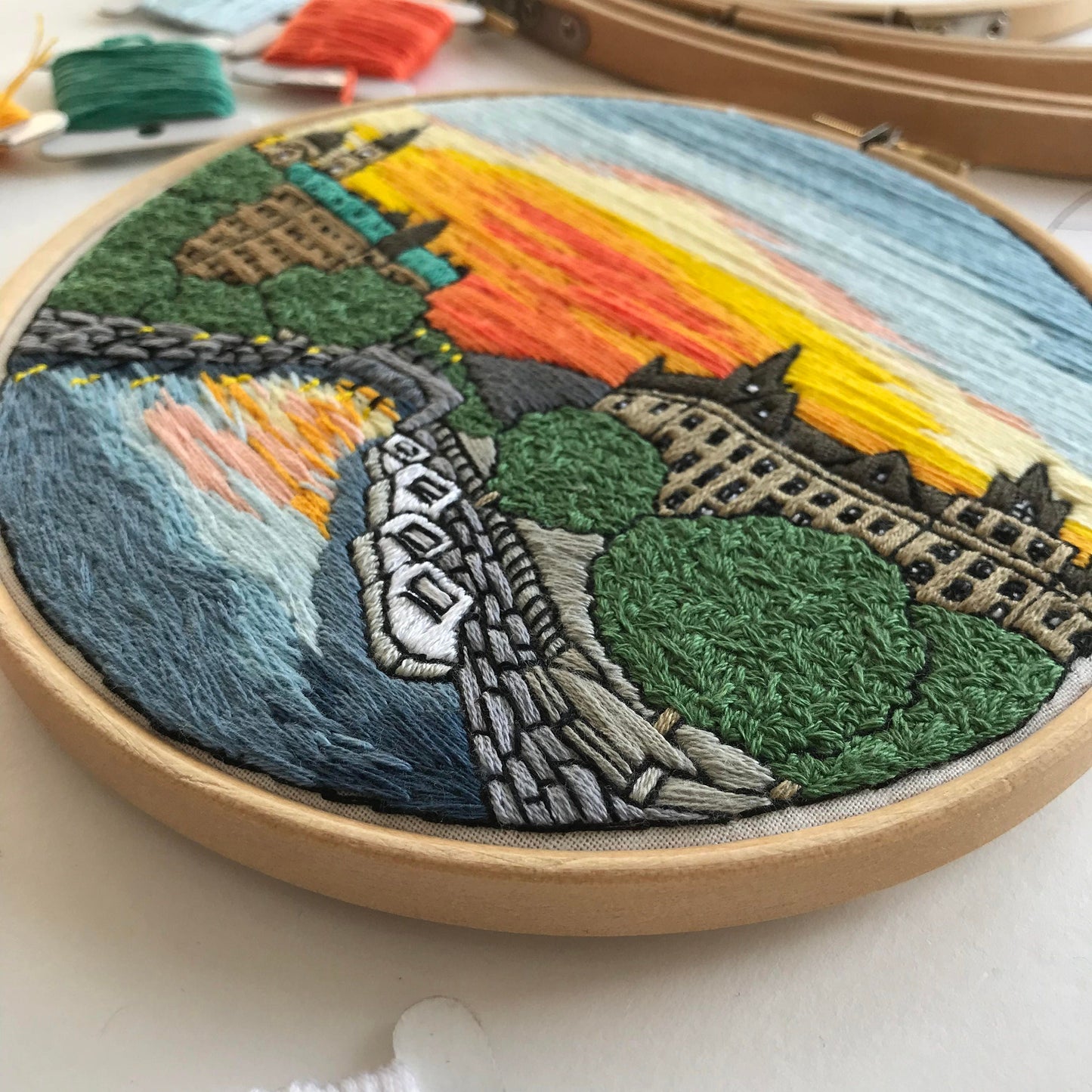 Ottawa, Canada, Cityscape - Hand Embroidery Pattern (PDF)