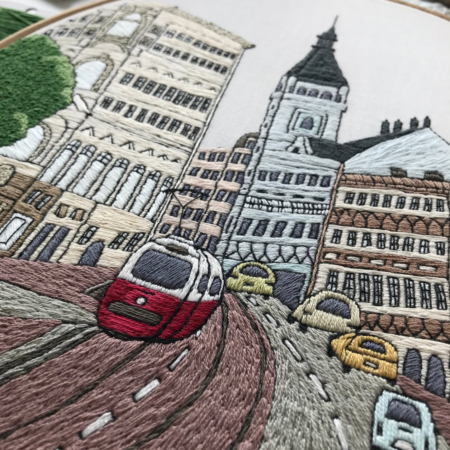 Vienna, Austria, Advanced version - Hand Embroidery Pattern (PDF)