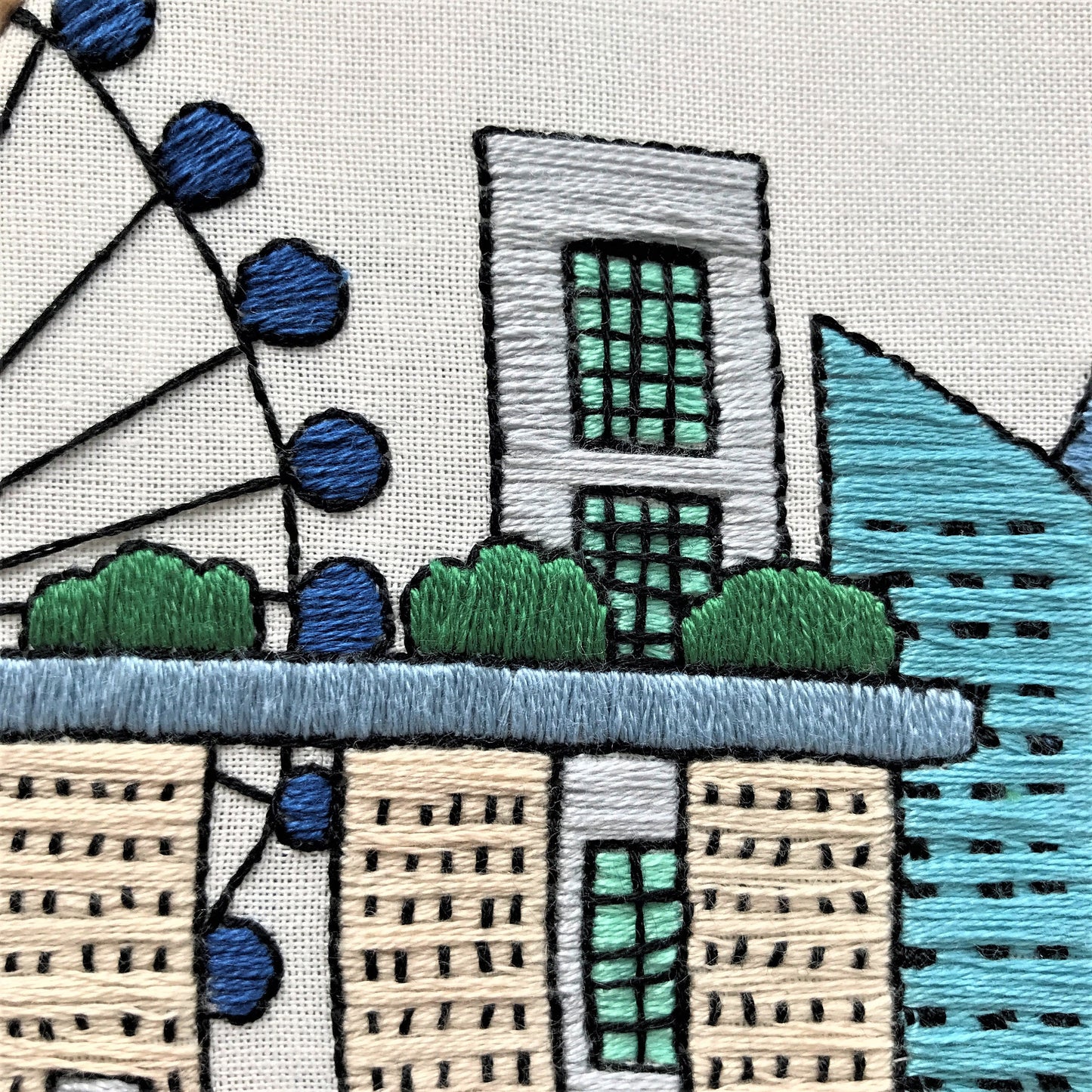 Singapore, Hand Embroidery Pattern (PDF)