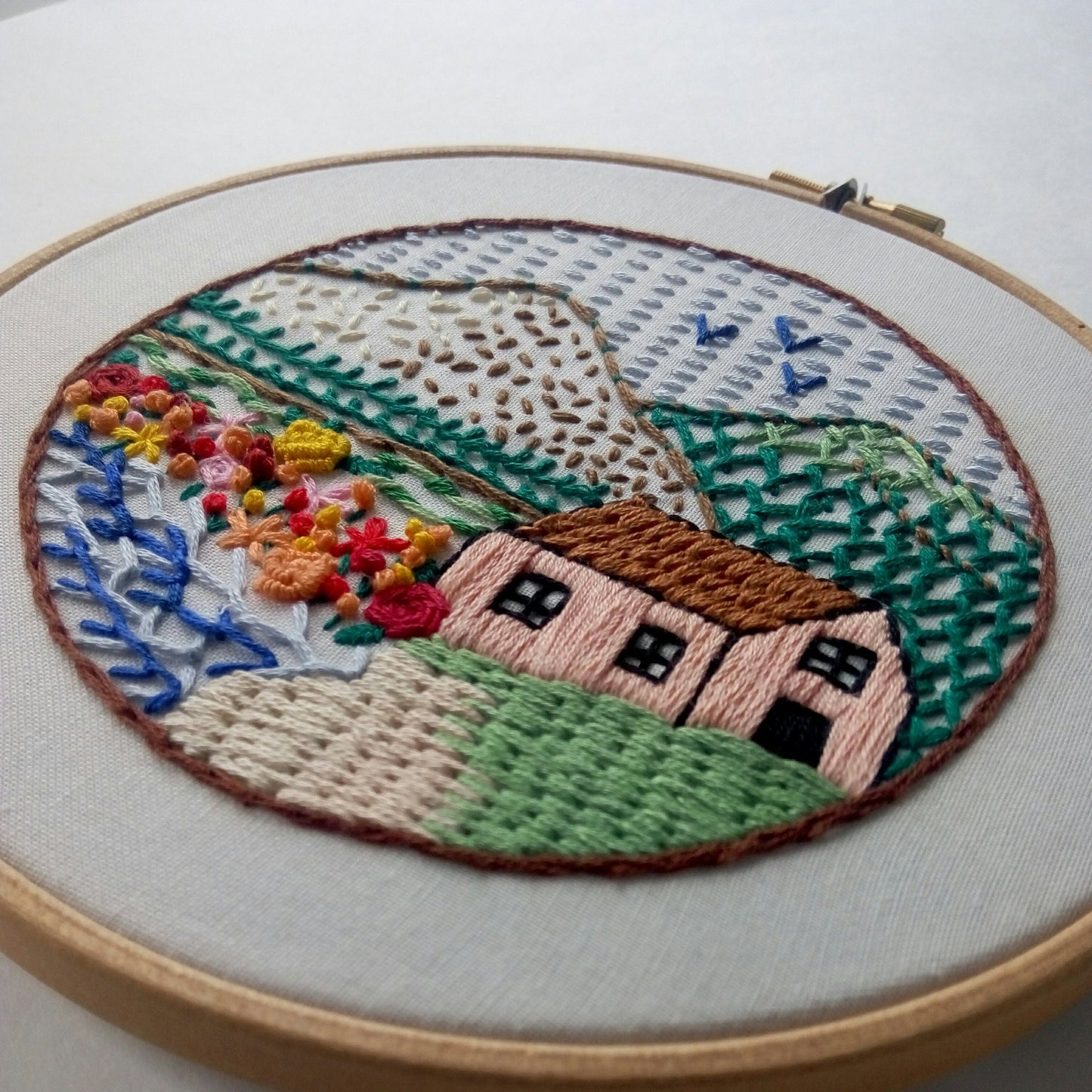 21 Stitch Sampler - Hand Embroidery Pattern (PDF)