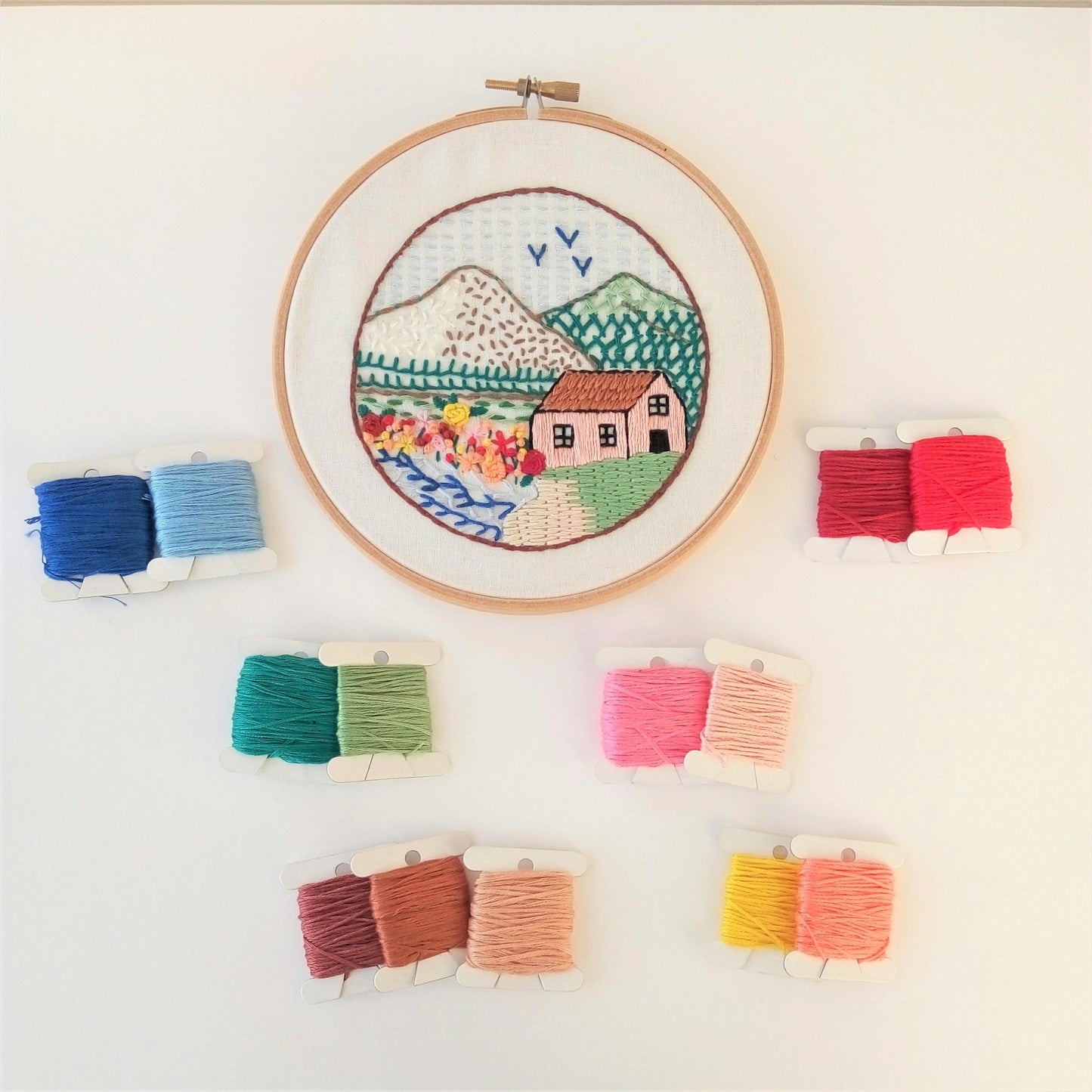 21 Stitch Sampler - Hand Embroidery Pattern (PDF)