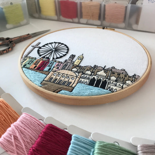 Brighton, UK, Landmarks - Hand Embroidery Pattern (PDF)