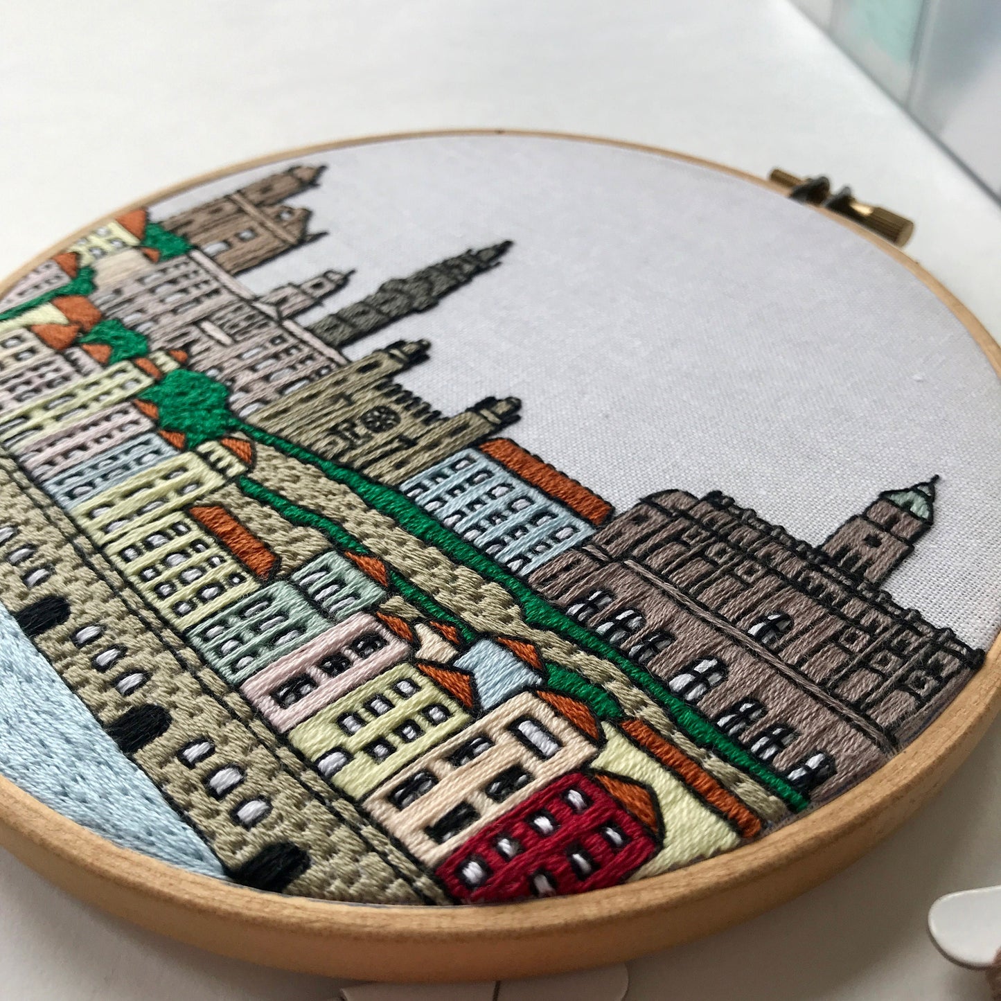 Porto, Portugal, Architecture - Hand Embroidery Pattern (PDF)