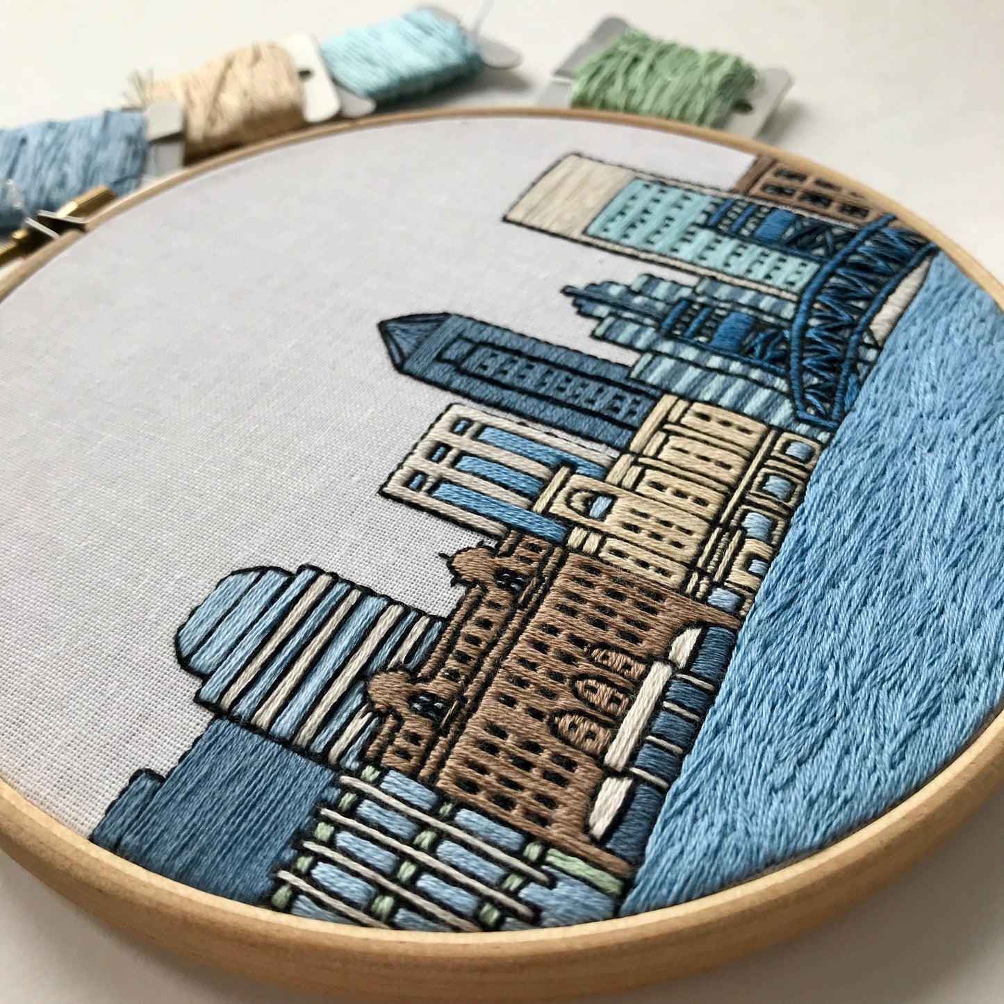Jacksonville, FL, Landmarks - Hand Embroidery Pattern (PDF)
