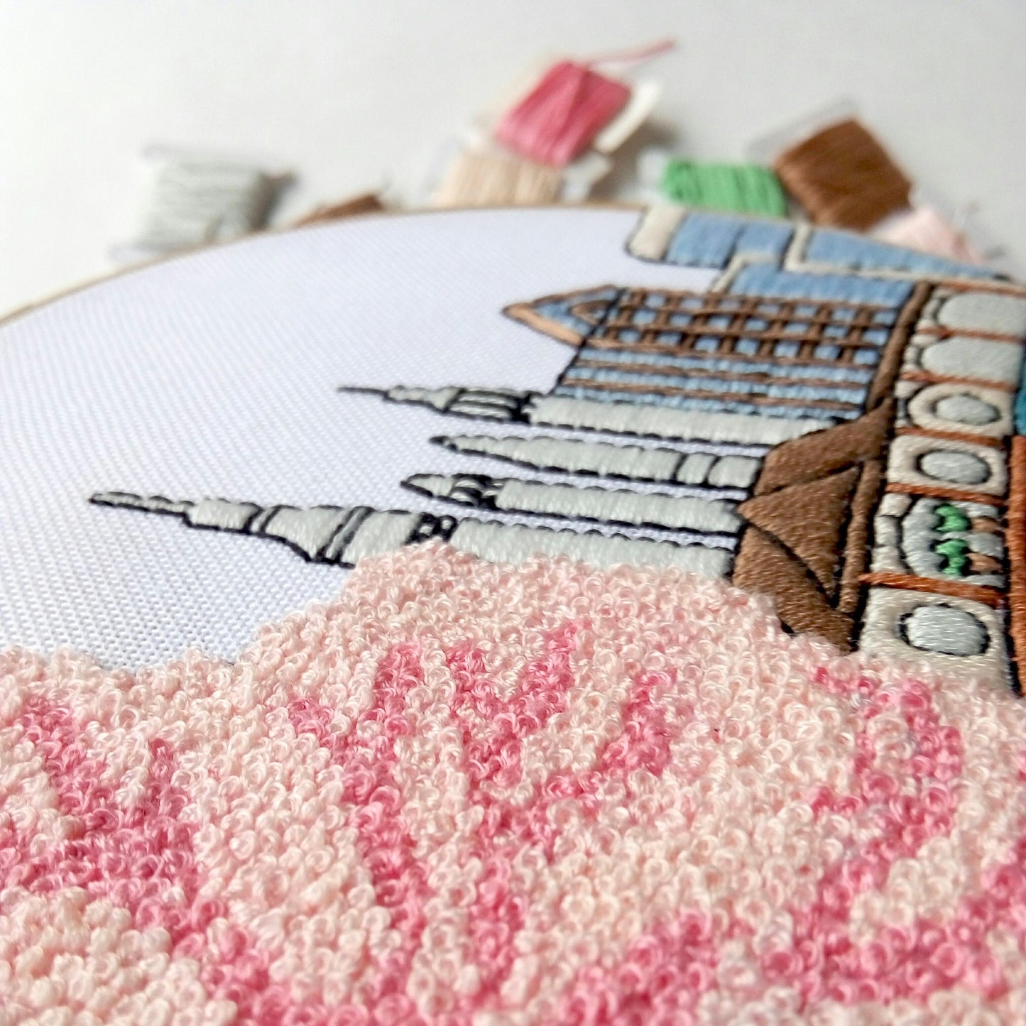 Huntsville, AL, Landscape - Hand Embroidery Pattern (PDF)