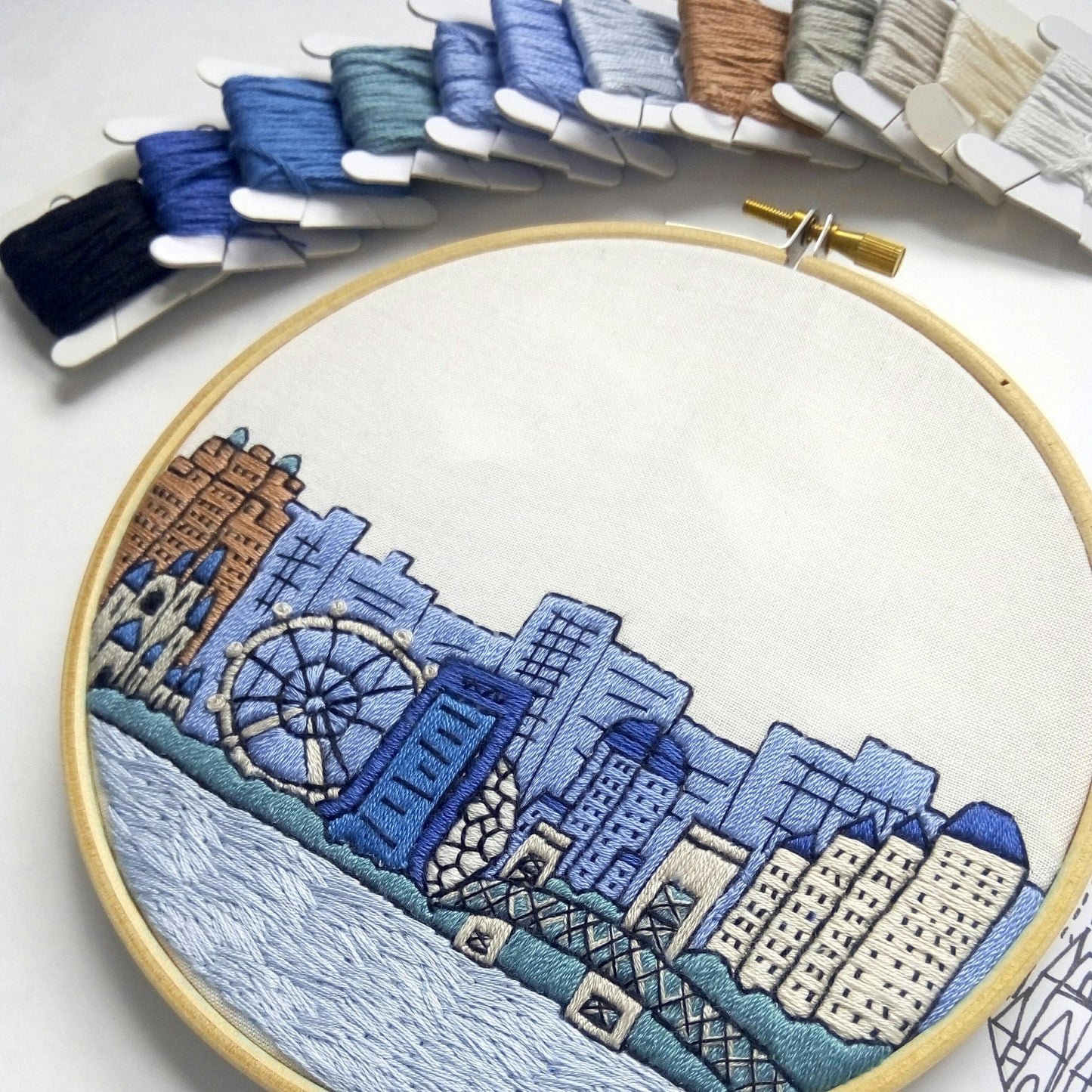 Orlando, FL, United States - Hand Embroidery Pattern (PDF)