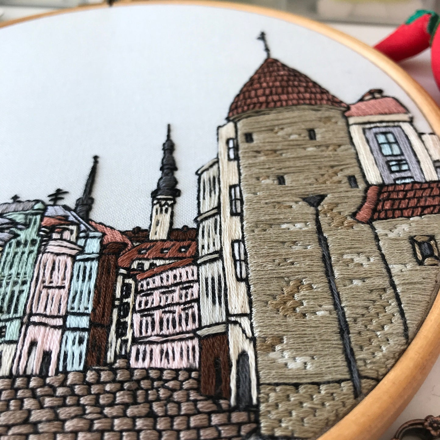 Tallinn, Estonia, Architecture - Hand Embroidery Pattern (PDF)