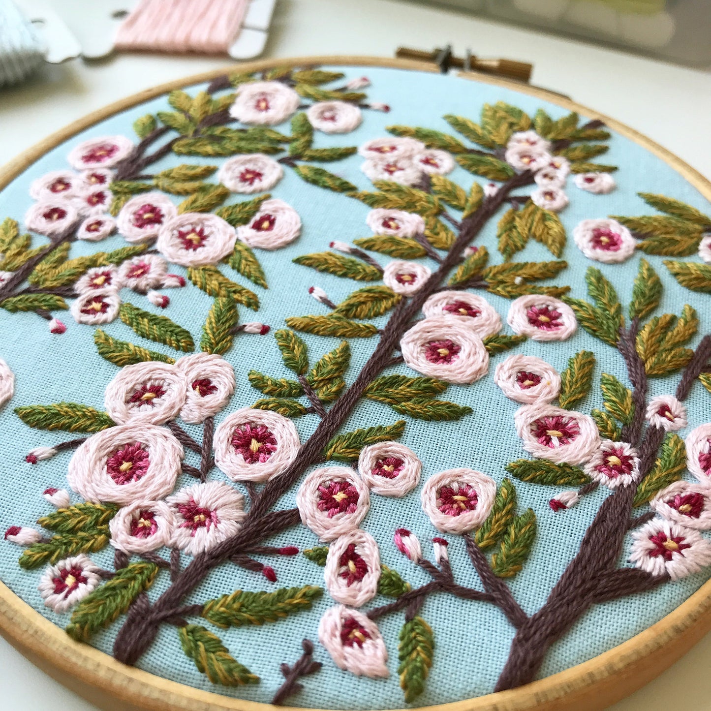 Flowers Embroidery - Hand Embroidery Pattern (PDF)
