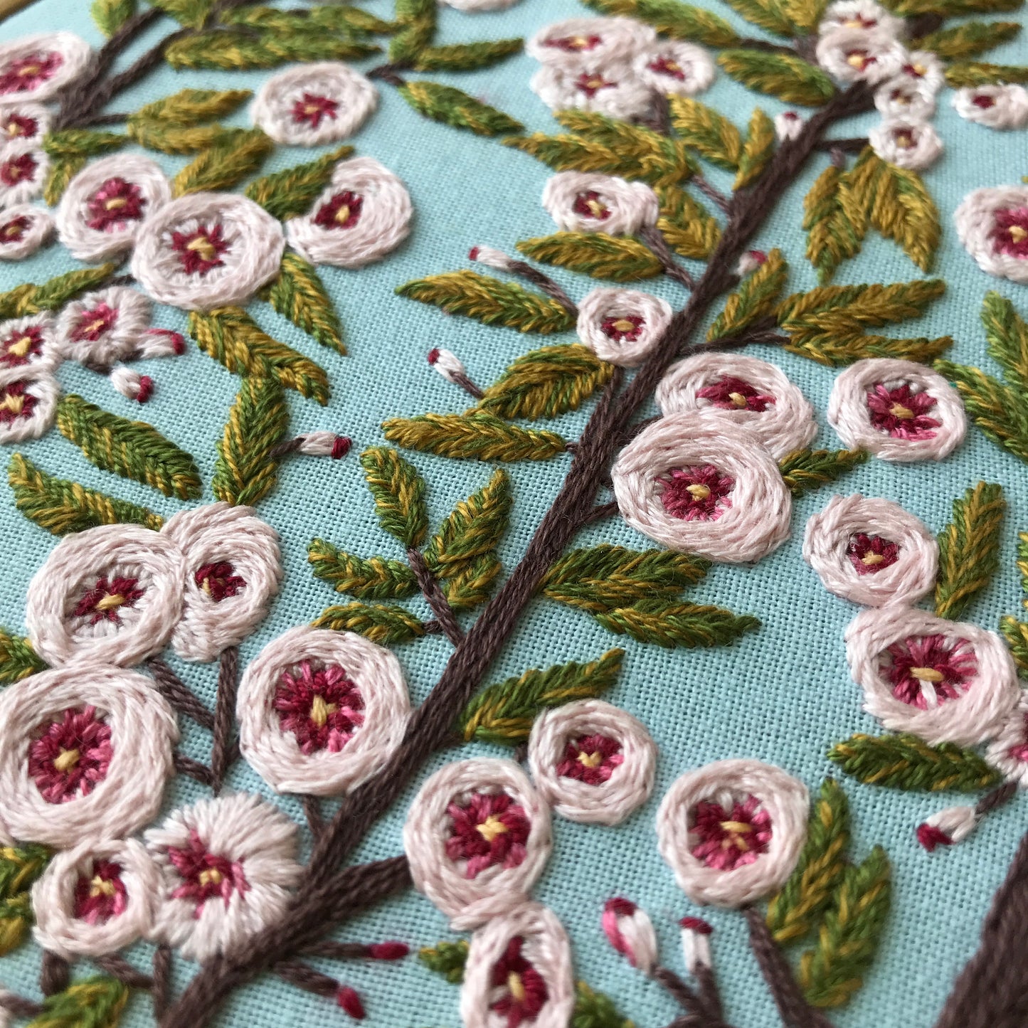 Flowers Embroidery - Hand Embroidery Pattern (PDF)