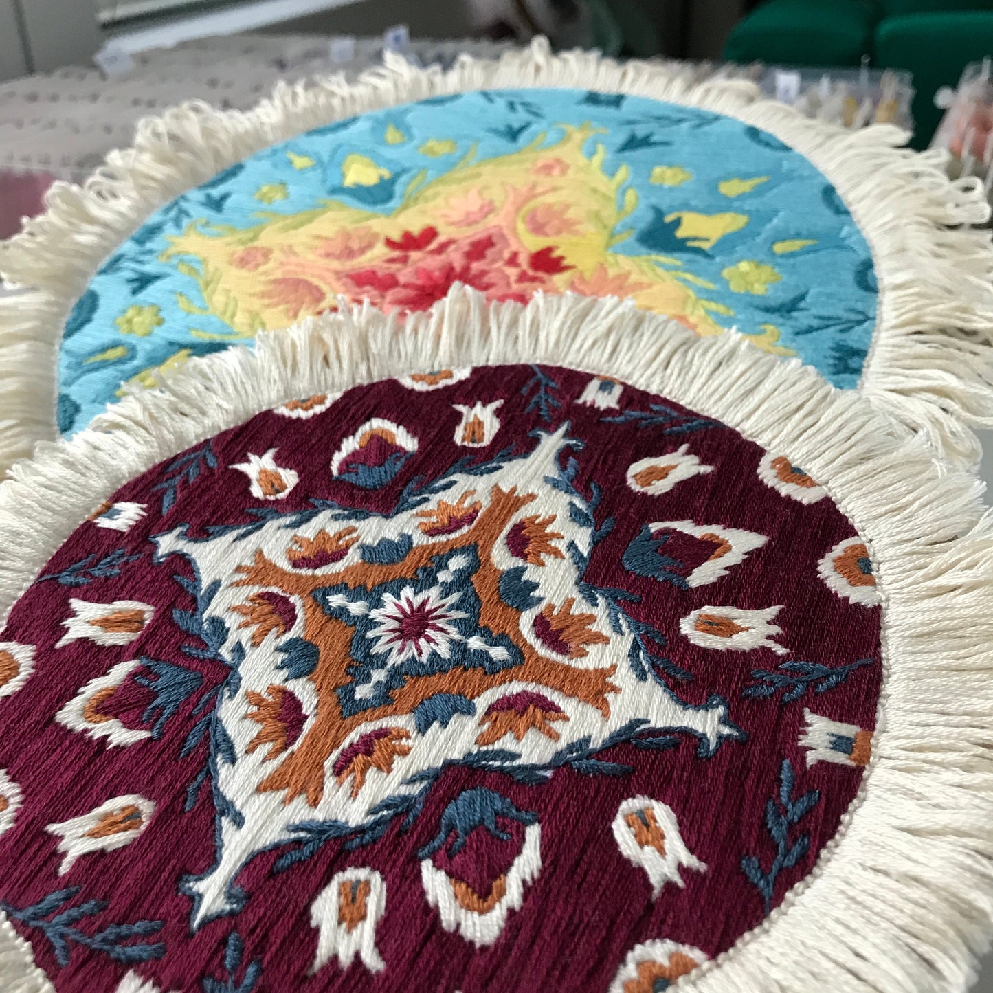 Rug, Carpet in two versions - Hand Embroidery Pattern (PDF)