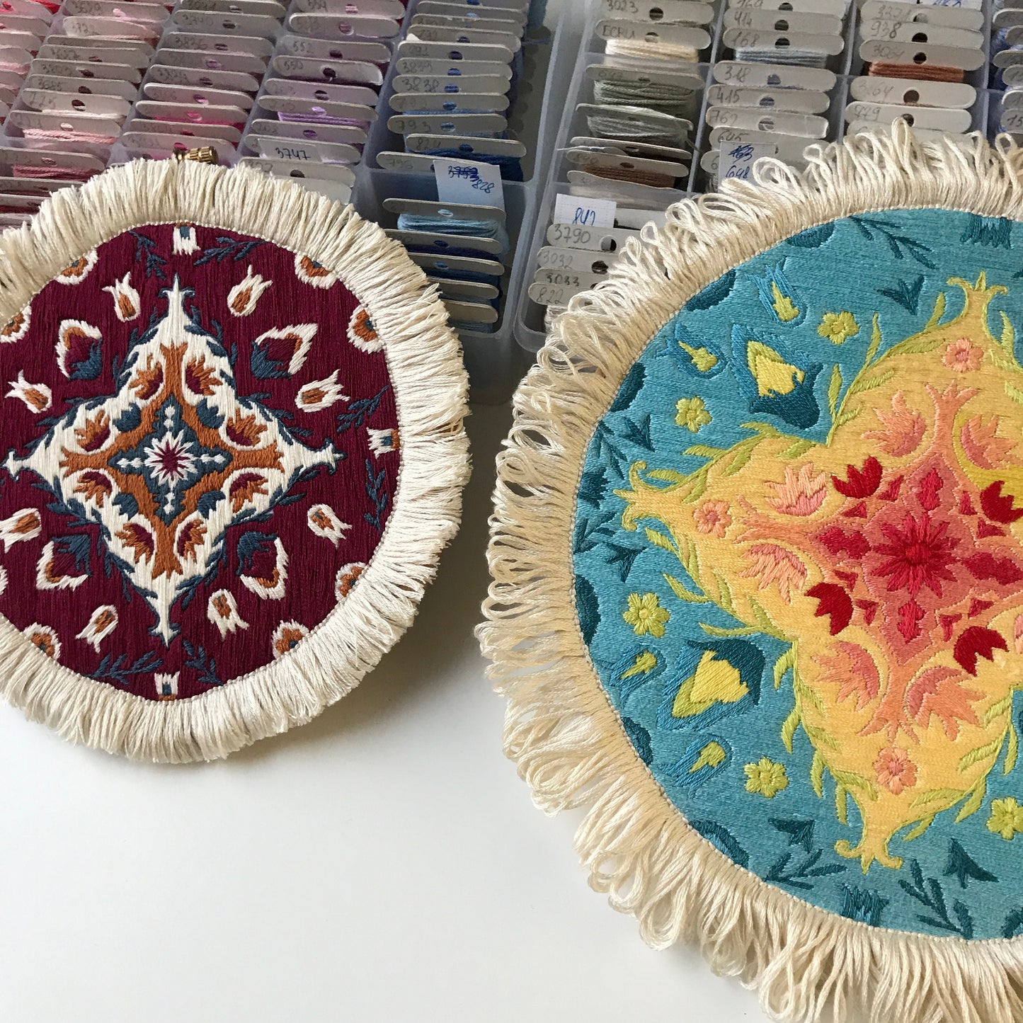 Rug, Carpet in two versions - Hand Embroidery Pattern (PDF)