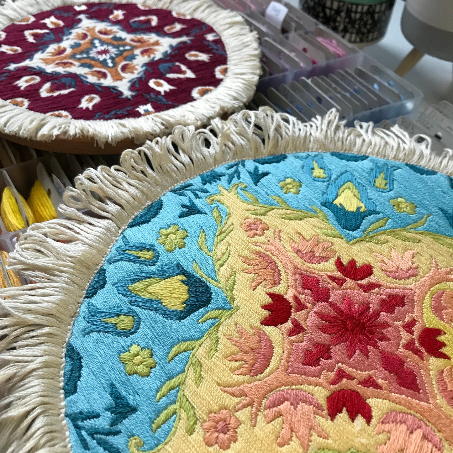 Rug, Carpet in two versions - Hand Embroidery Pattern (PDF)