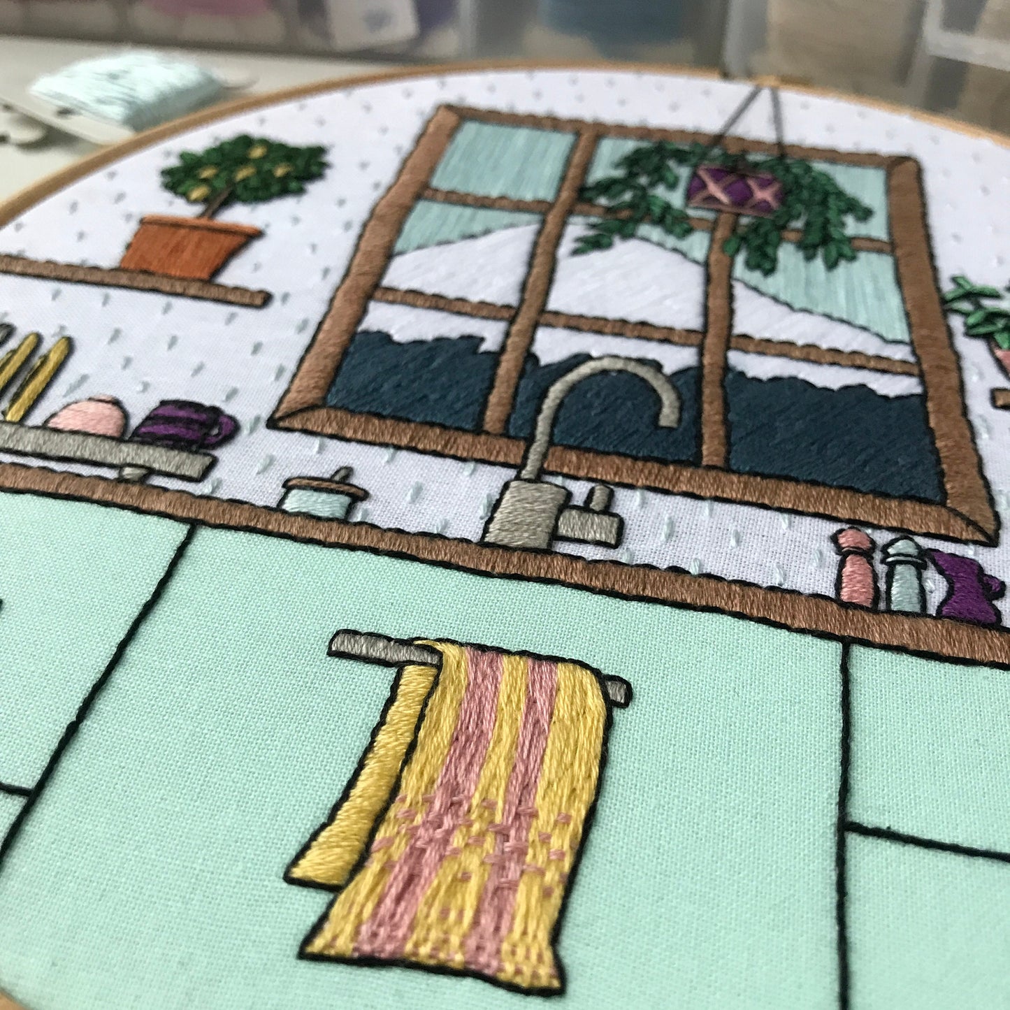 Kitchen Garden - Hand Embroidery Pattern (PDF)