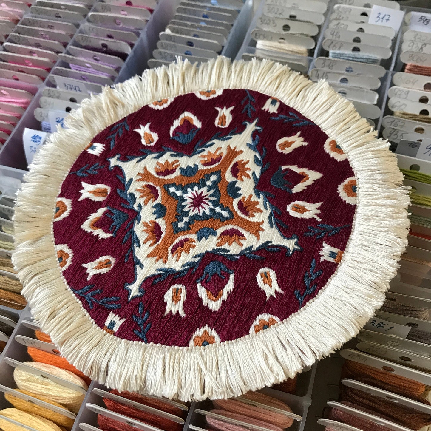 Rug, Carpet in two versions - Hand Embroidery Pattern (PDF)