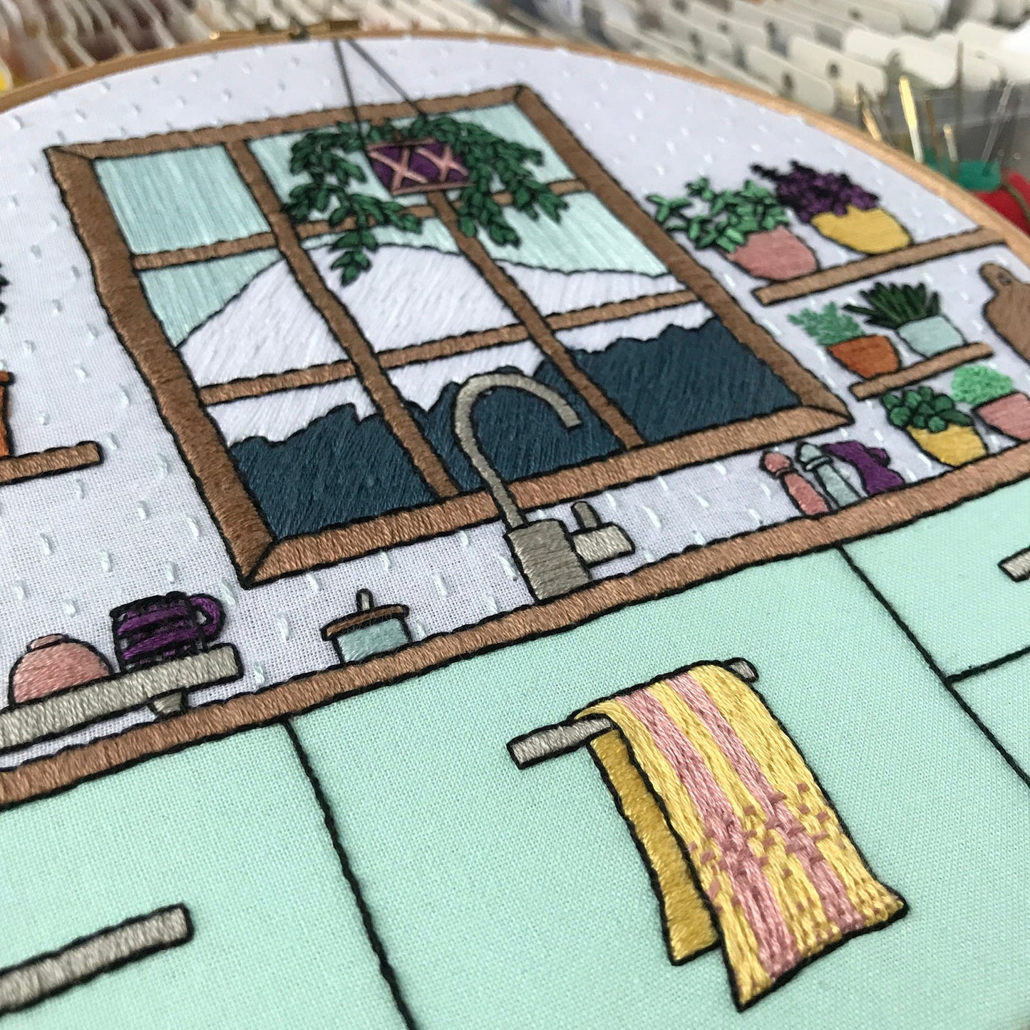 Kitchen Garden - Hand Embroidery Pattern (PDF)