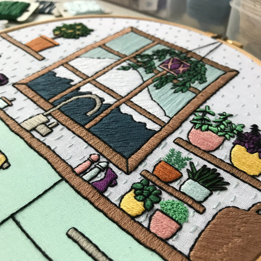 Kitchen Garden - Hand Embroidery Pattern (PDF)
