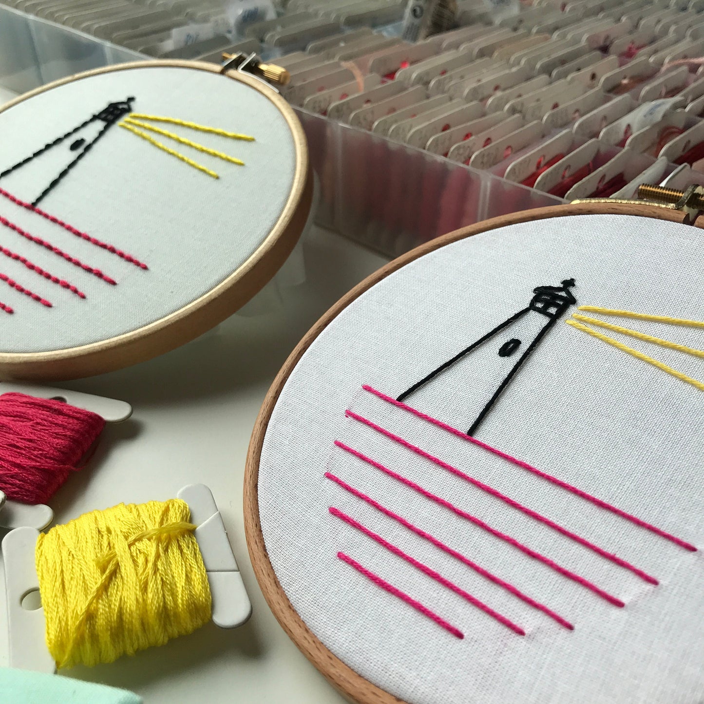 Lighthouse Architecture - Hand Embroidery Pattern (PDF)