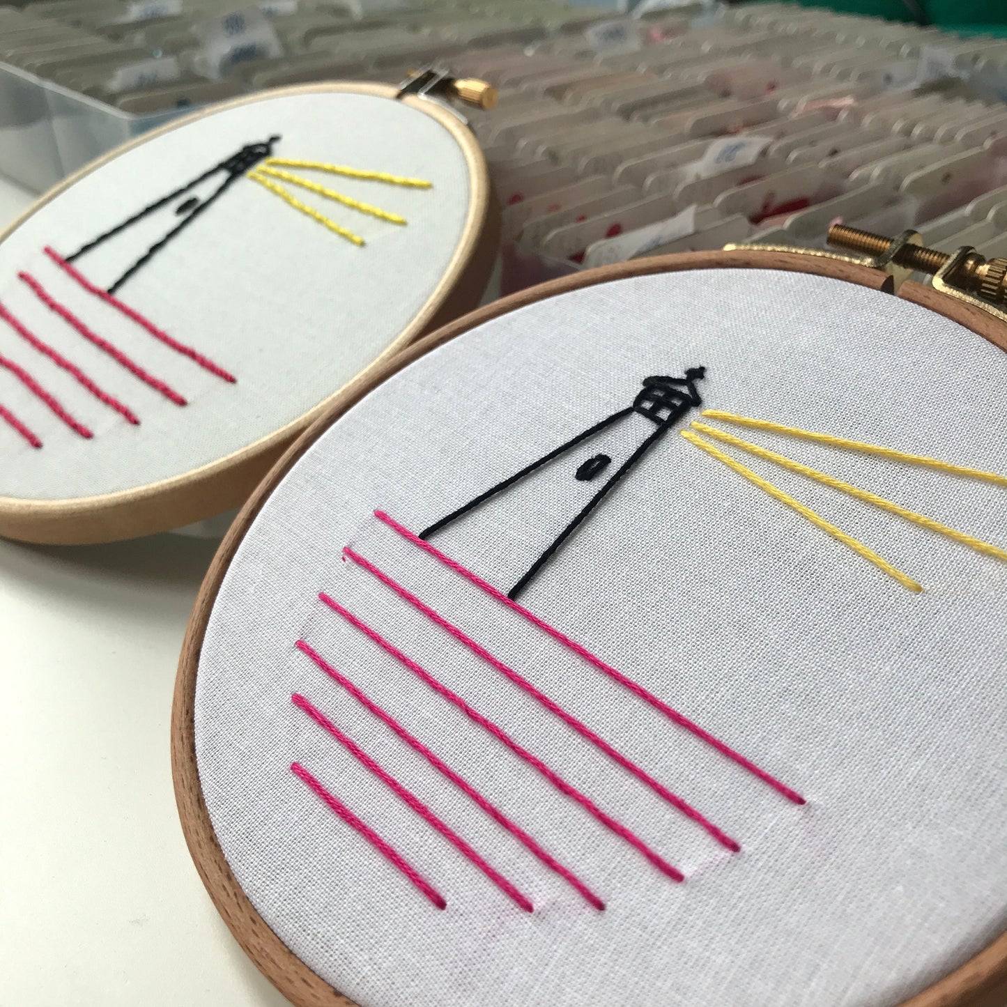 Lighthouse Architecture - Hand Embroidery Pattern (PDF)
