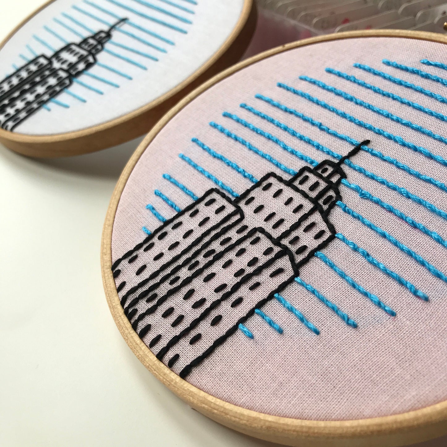 Skyscraper, Architecture - Hand Embroidery Pattern (PDF)
