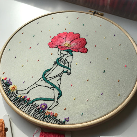 April Showers - Hand Embroidery Pattern (PDF)
