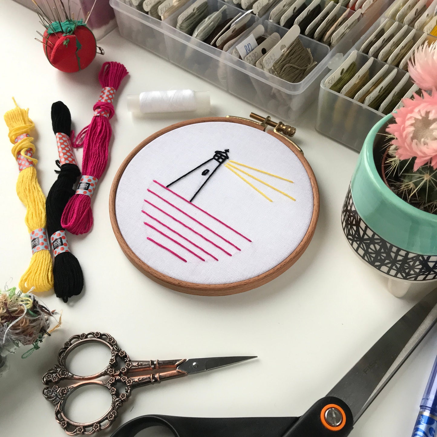 Architectural Designs, Beginner's Bundle - Hand Embroidery Pattern (PDF)