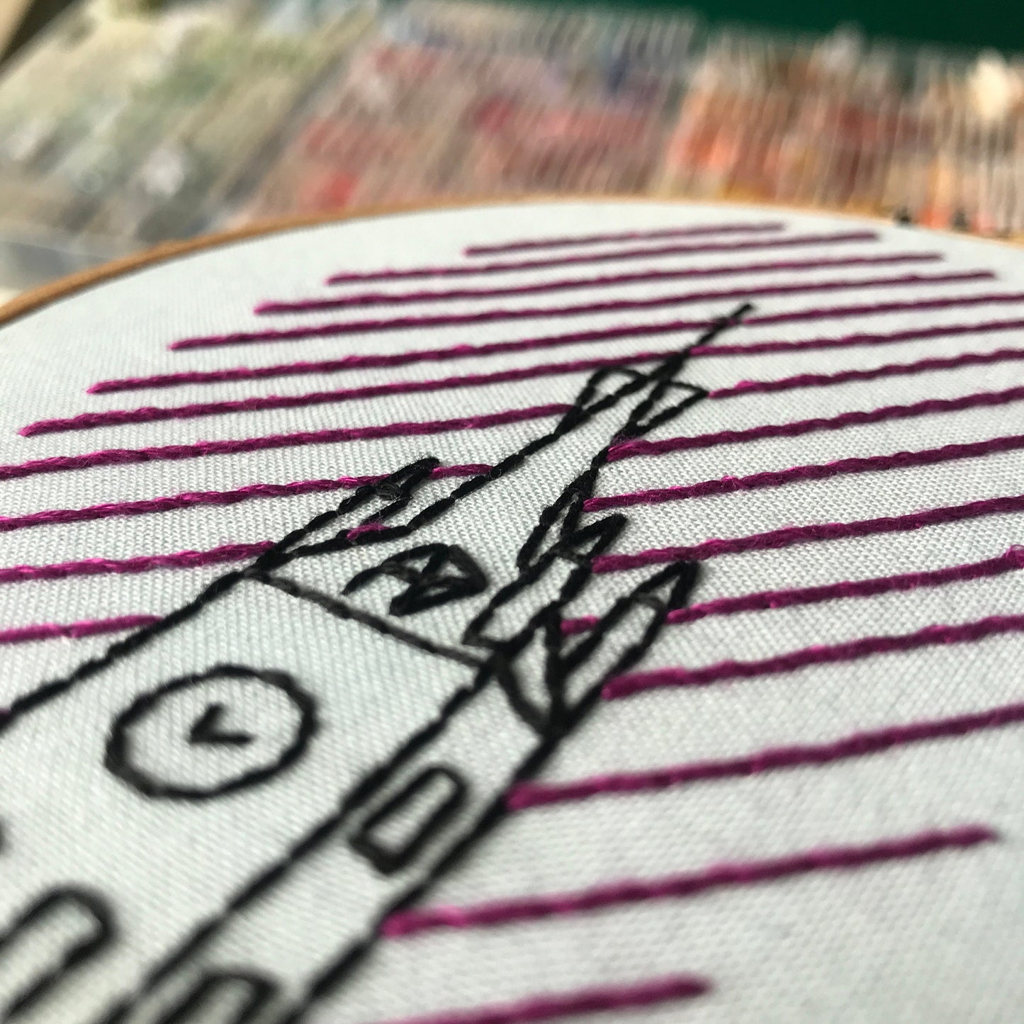 Cathedral, Architecture - Hand Embroidery Pattern (PDF)