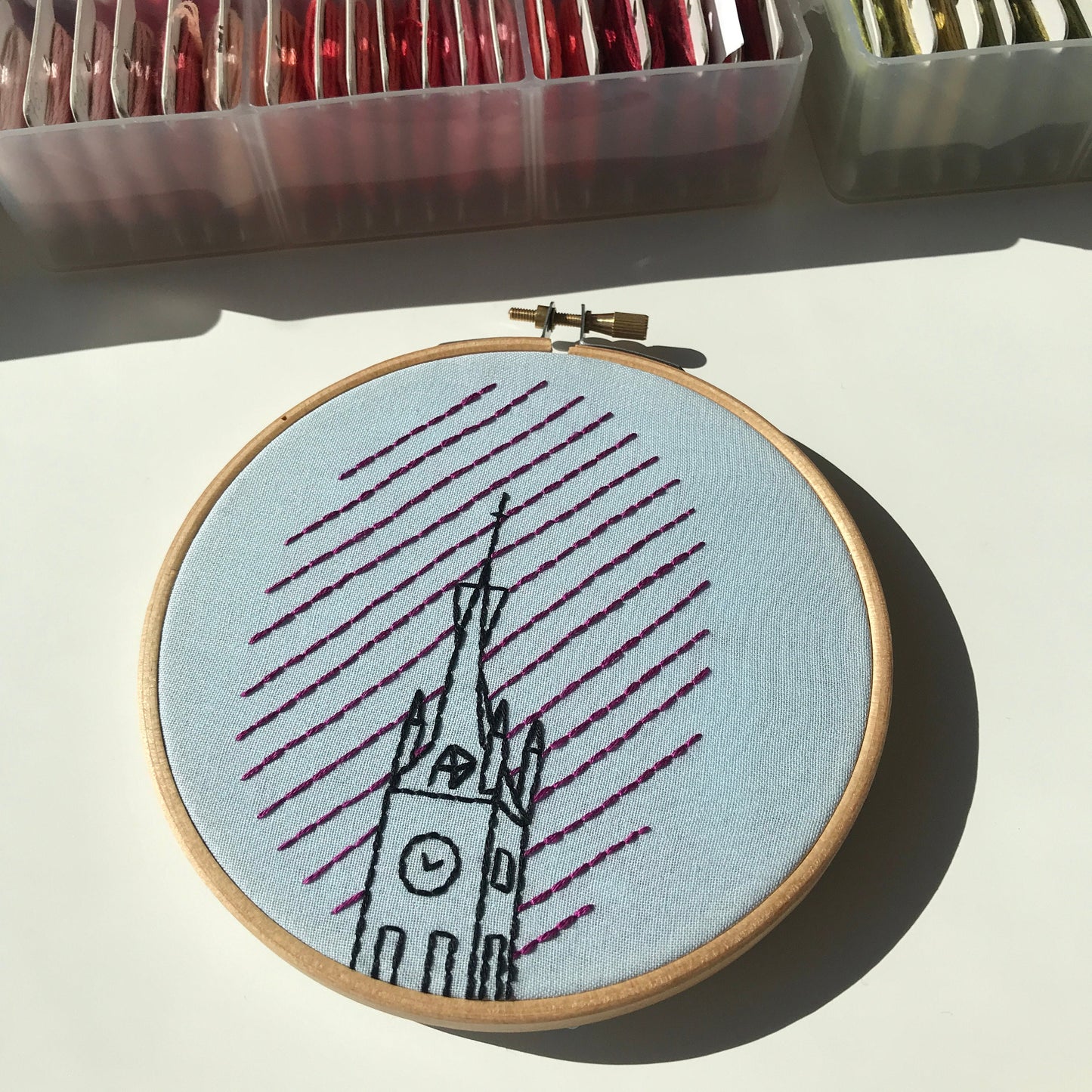 Cathedral, Architecture - Hand Embroidery Pattern (PDF)