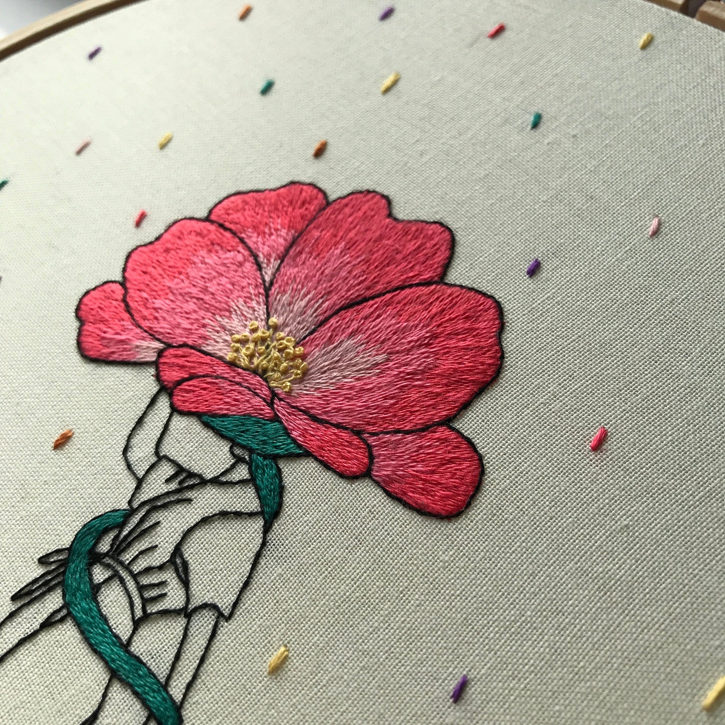 April Showers - Hand Embroidery Pattern (PDF)