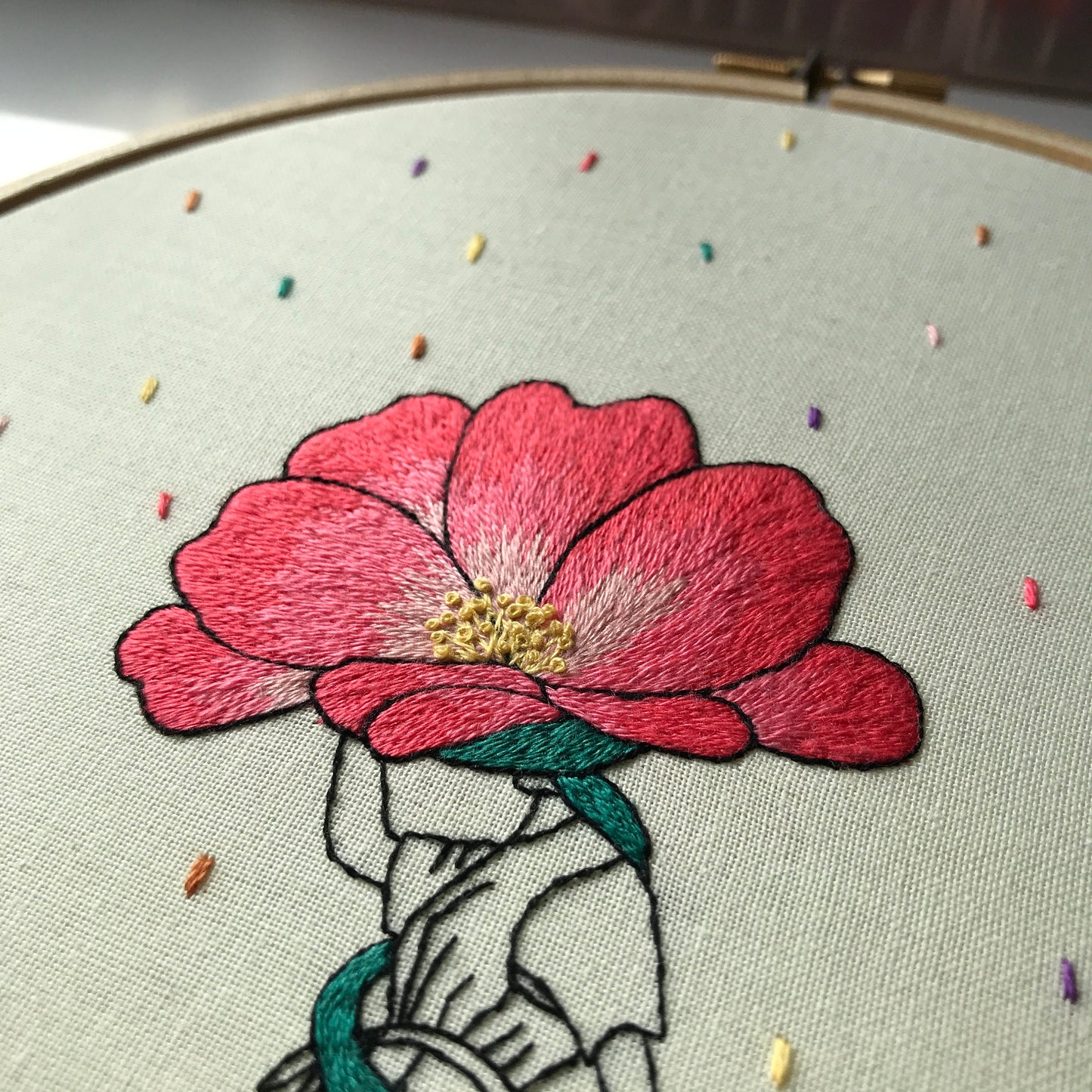 April Showers - Hand Embroidery Pattern (PDF)