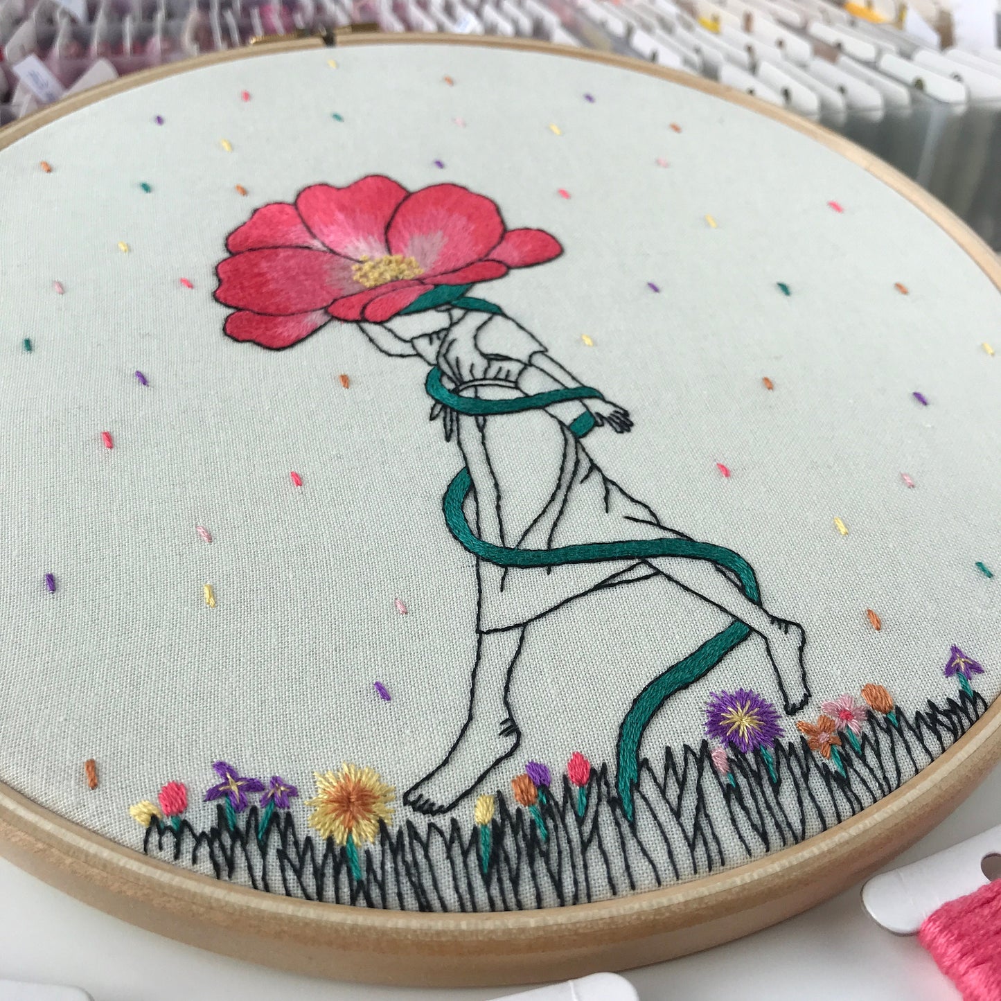 April Showers - Hand Embroidery Pattern (PDF)