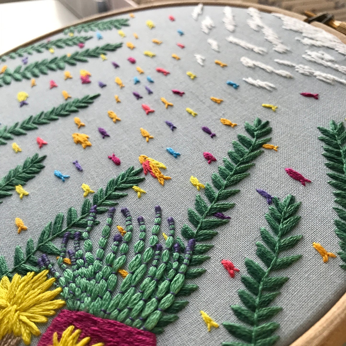 Under the Sea with 3D elements - Hand Embroidery Pattern (PDF)