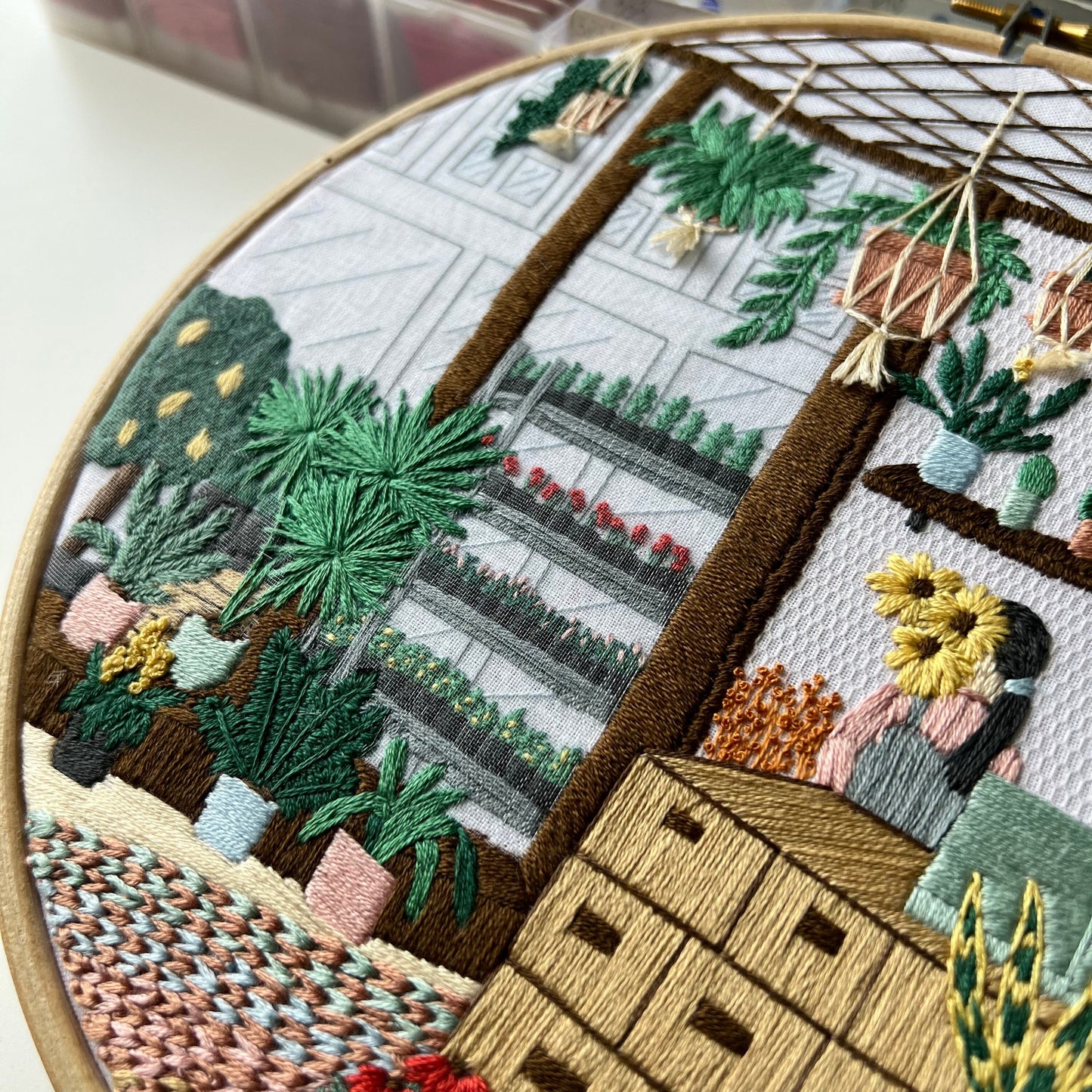 Flower Shop, Hand Embroidery Pattern (PDF)