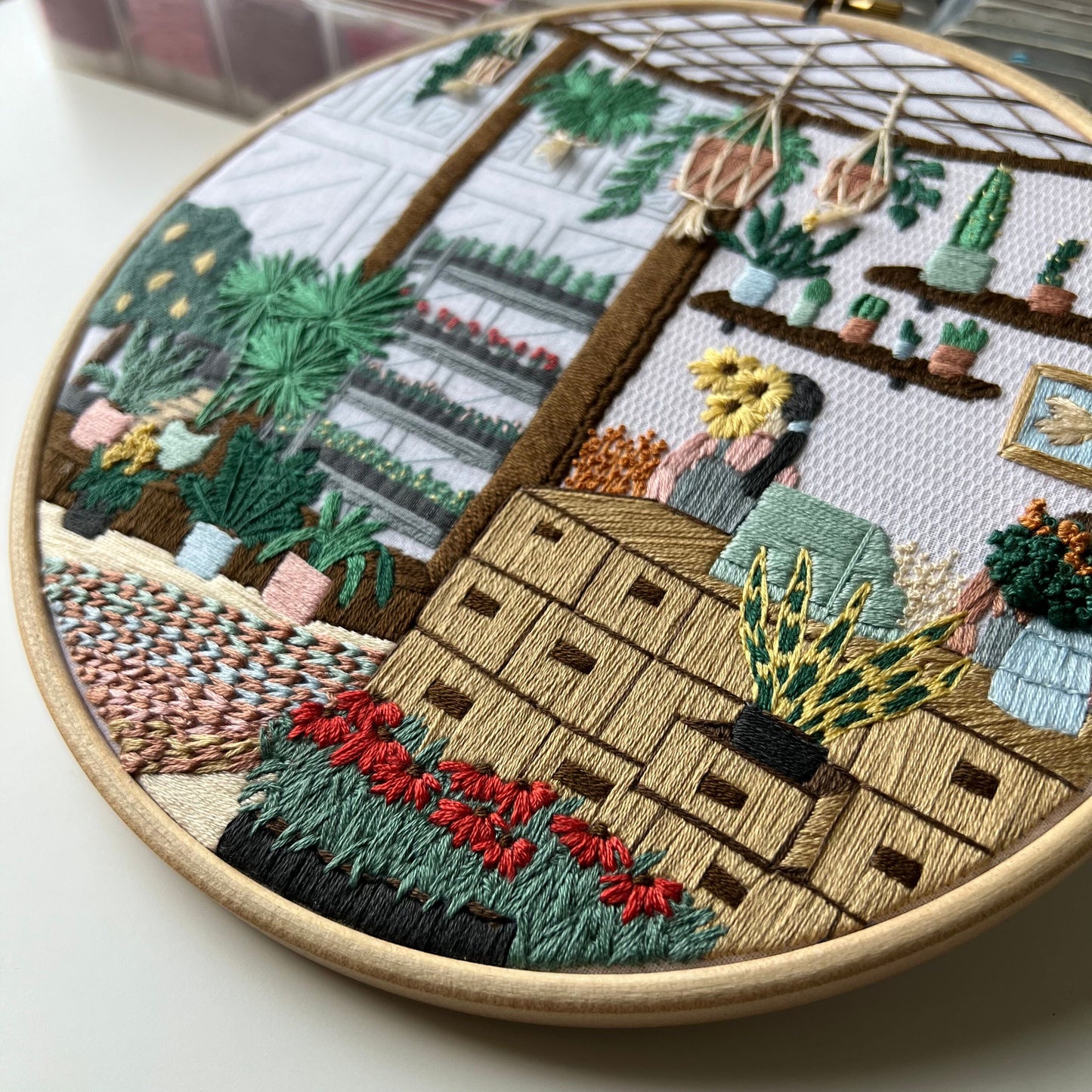 Flower Shop, Hand Embroidery Pattern (PDF)