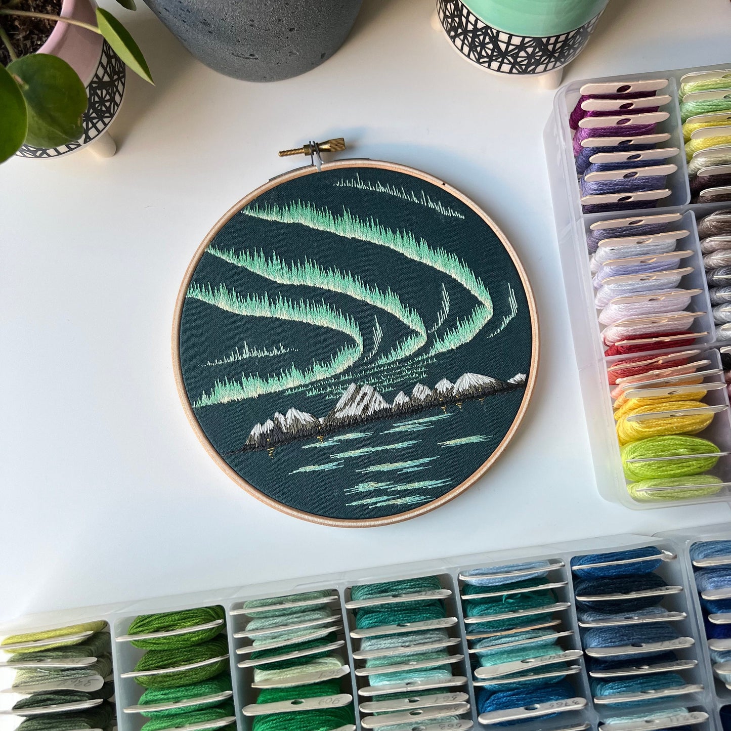 Northern Lights - Hand Embroidery Pattern (PDF)