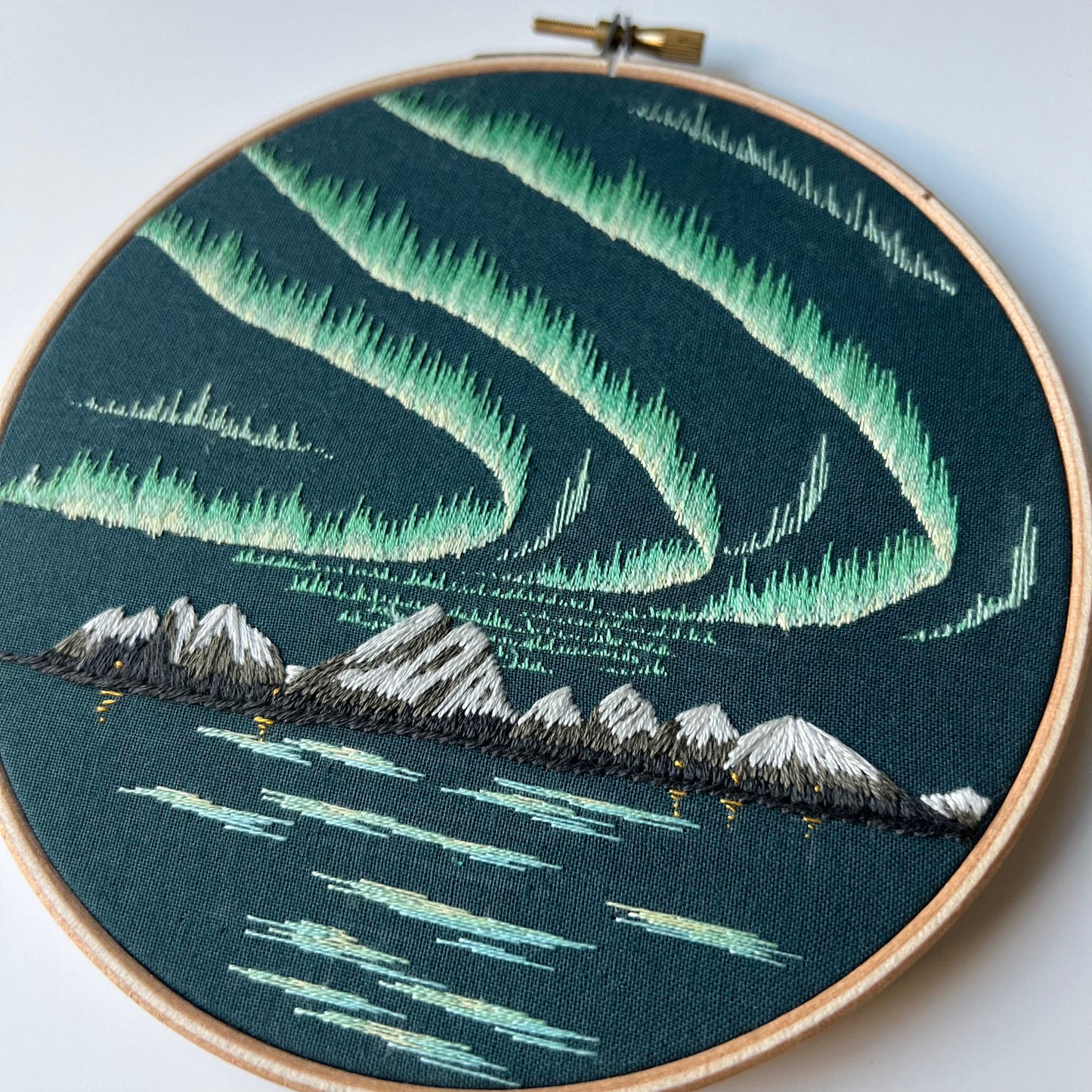 Northern Lights - Hand Embroidery Pattern (PDF)