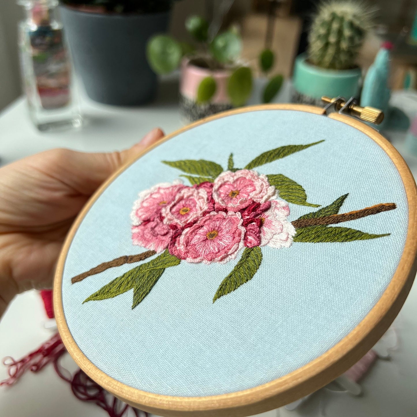 Cherry Blossoms - Hand Embroidery Pattern (PDF)