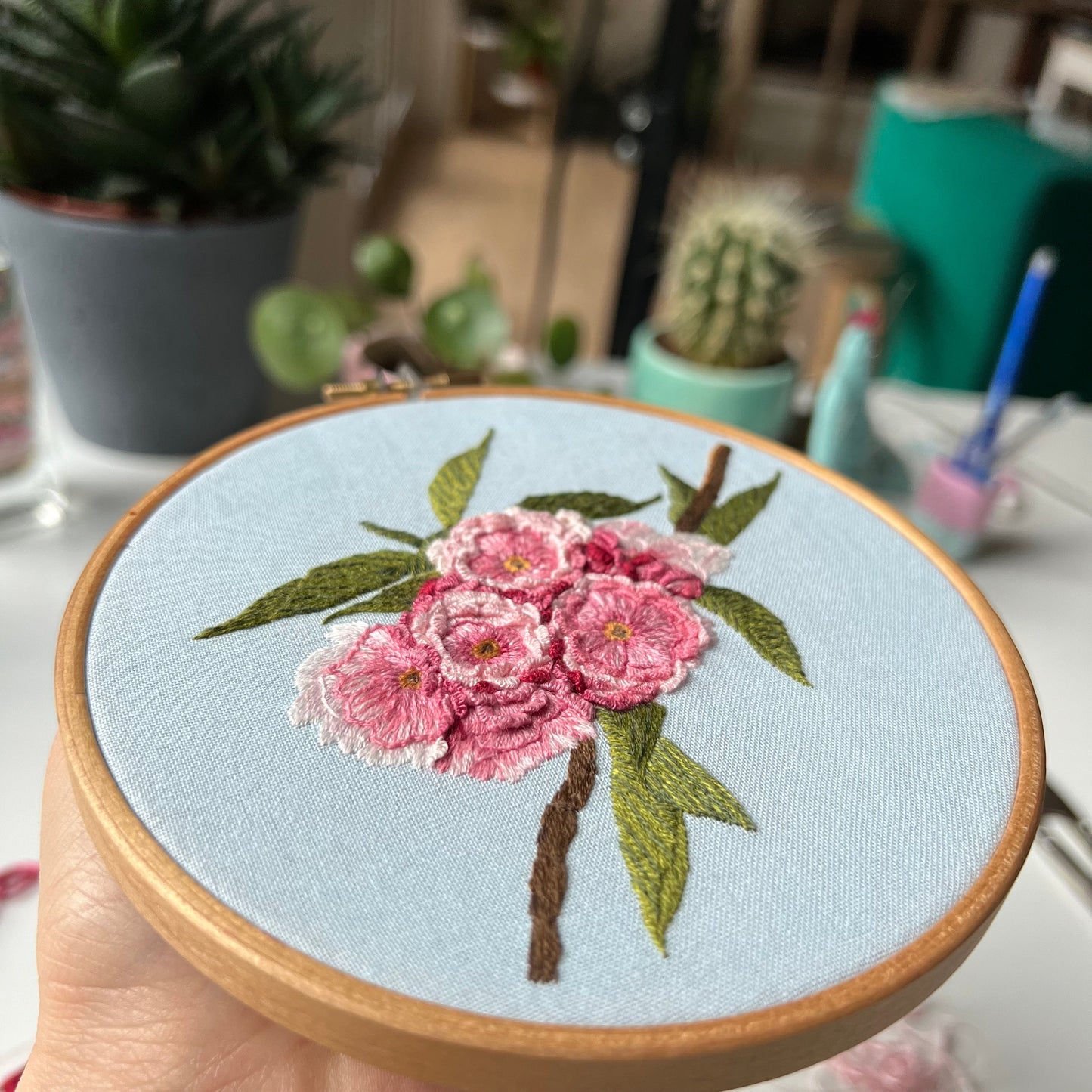 Cherry Blossoms - Hand Embroidery Pattern (PDF)