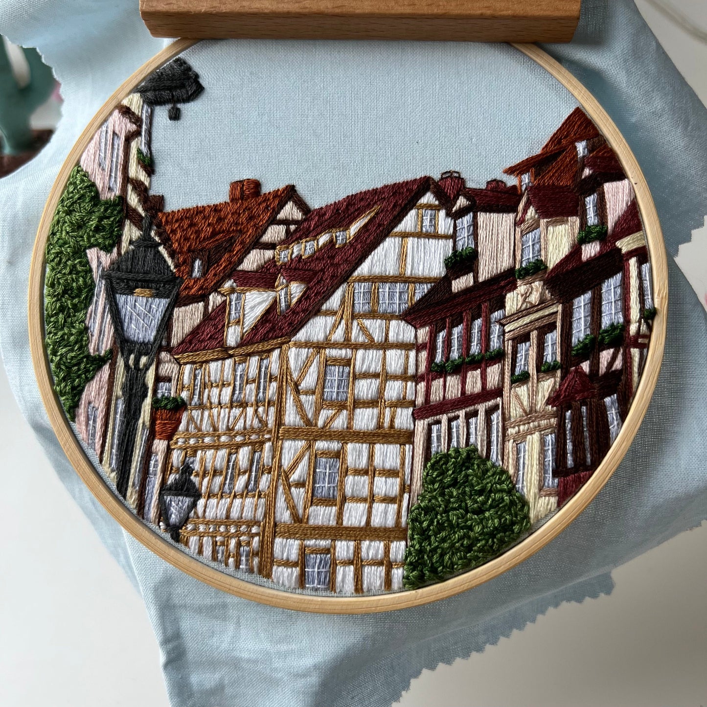 Nuremberg, Germany, Architecture - Hand Embroidery Pattern (PDF)