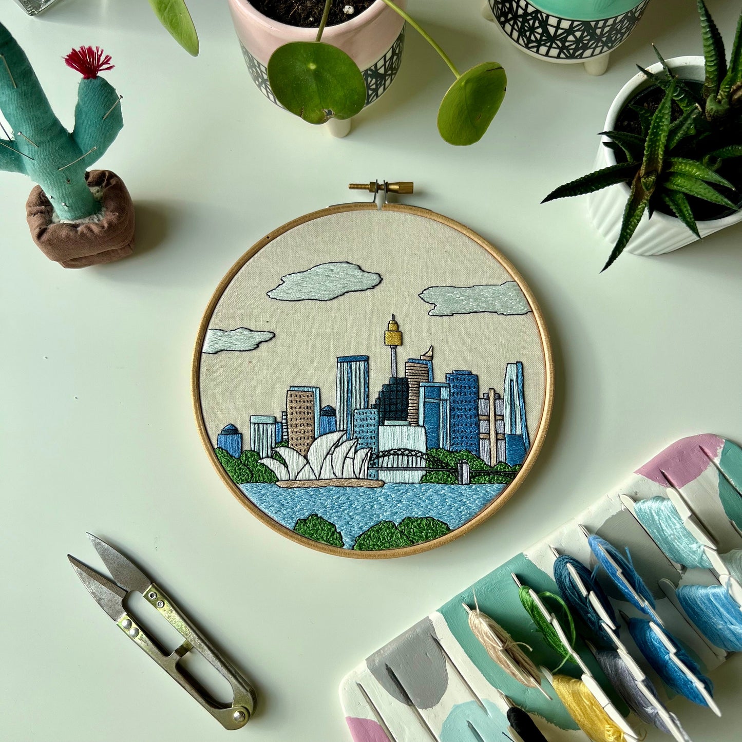 Sydney, Australia, Architecture - Hand Embroidery Pattern (PDF)