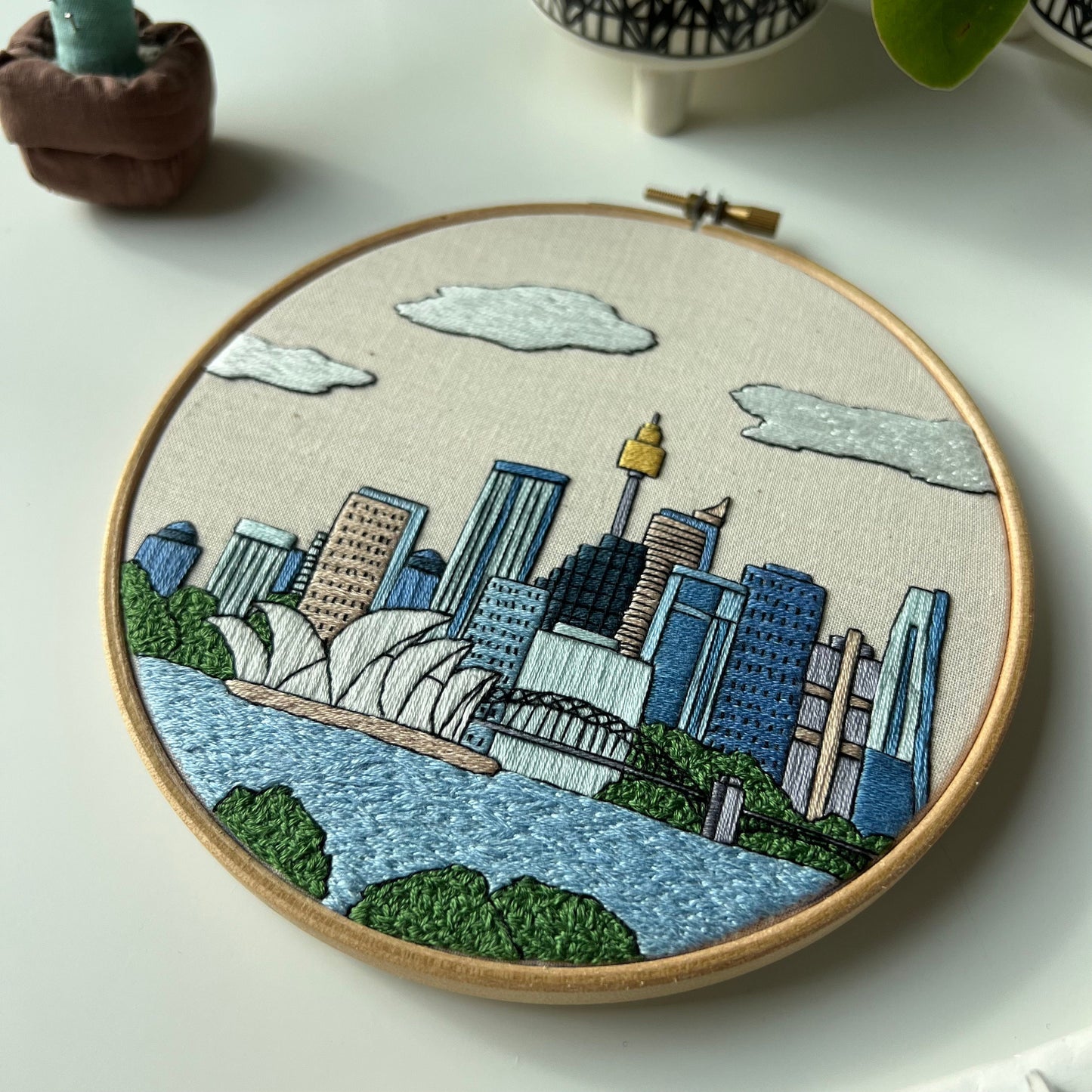 Sydney, Australia, Architecture - Hand Embroidery Pattern (PDF)