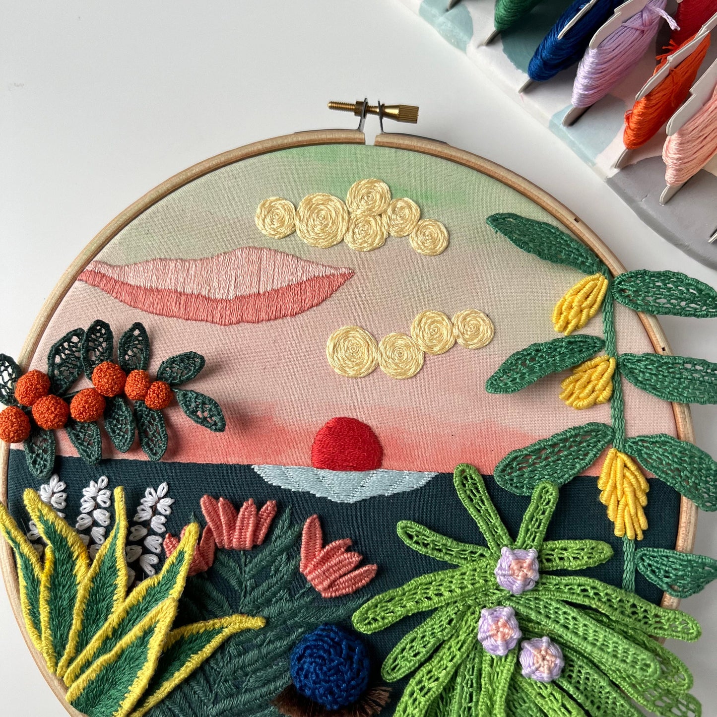 In the Jungle, 3D Elements - Hand Embroidery Pattern (PDF)