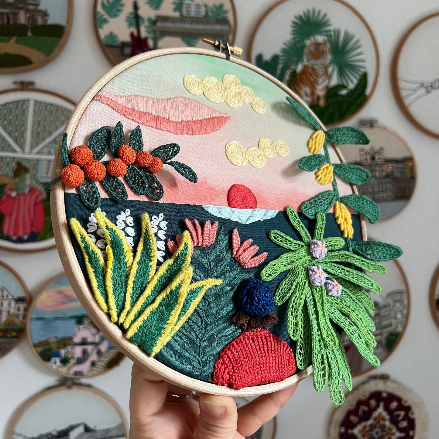 In the Jungle, 3D Elements - Hand Embroidery Pattern (PDF)