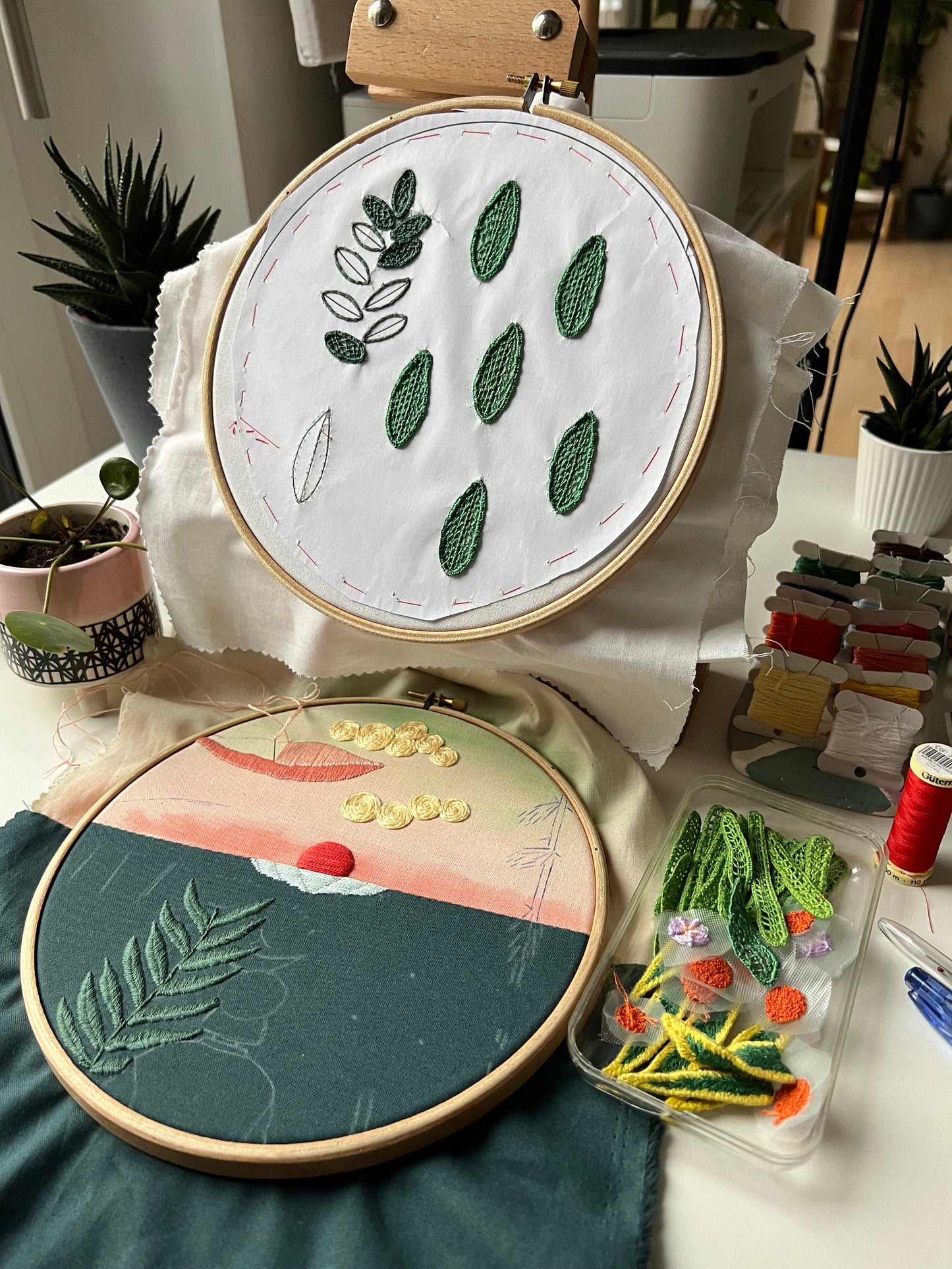In the Jungle, 3D Elements - Hand Embroidery Pattern (PDF)