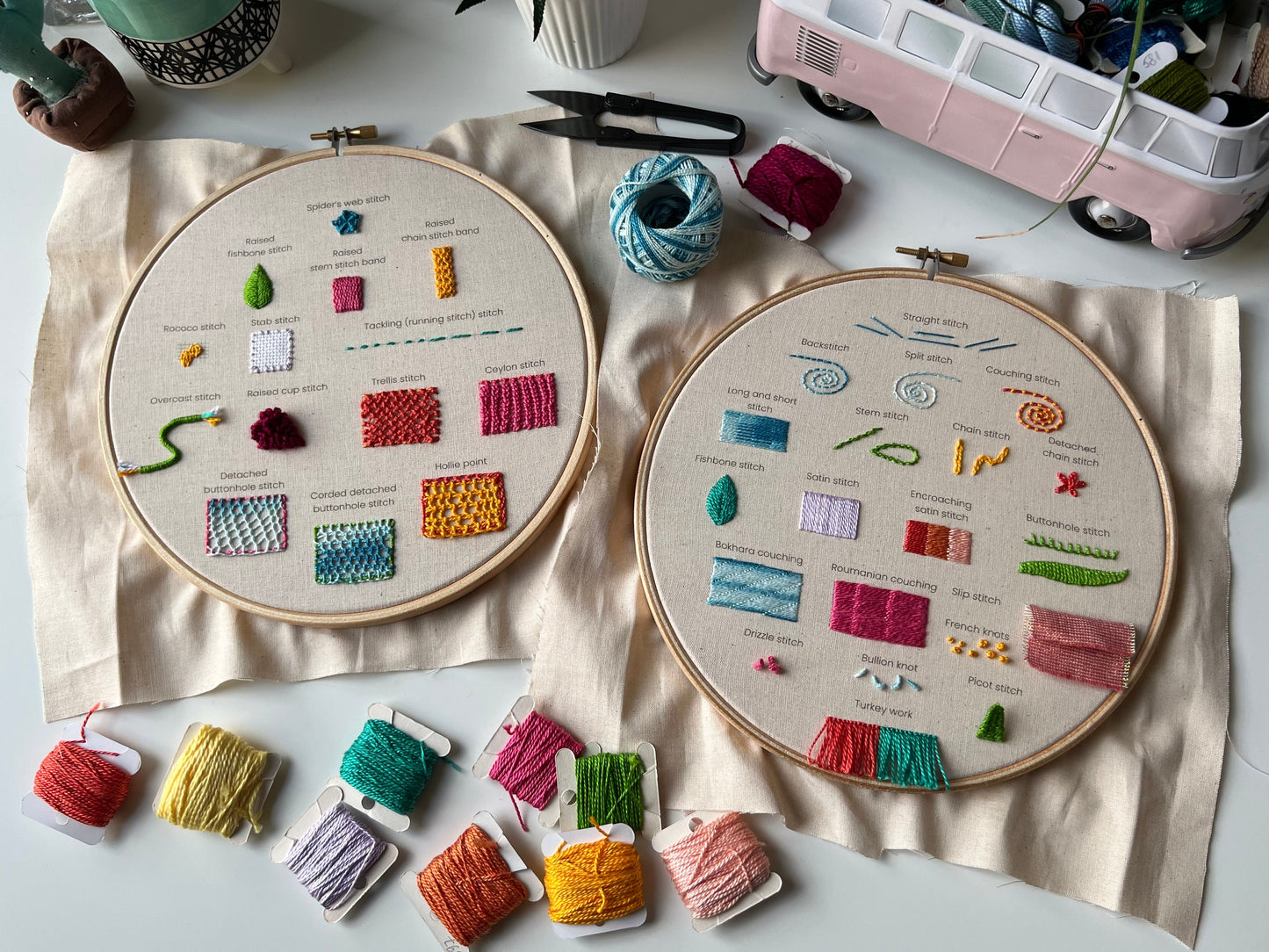 34 stitches: Stumpwork and Embroidery - Hand Embroidery Pattern (PDF)