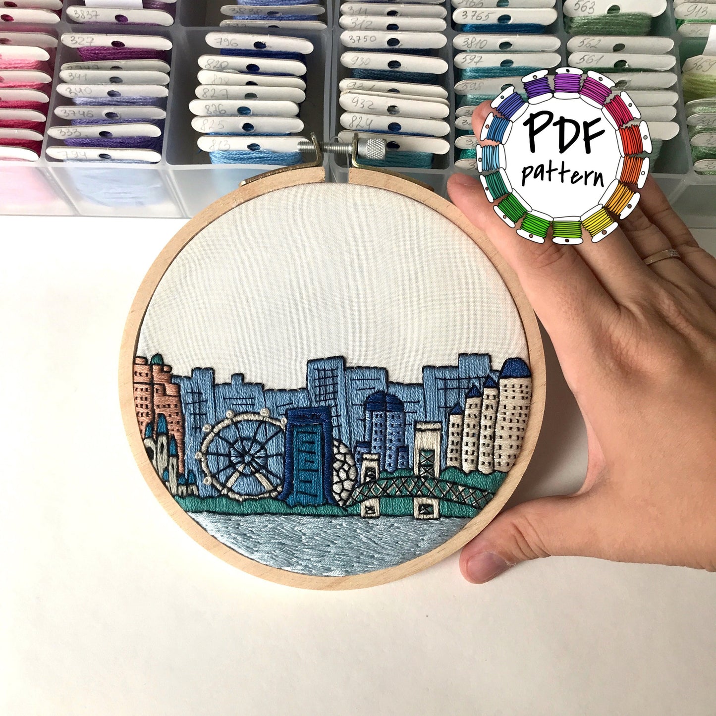 Orlando, FL, United States - Hand Embroidery Pattern (PDF)