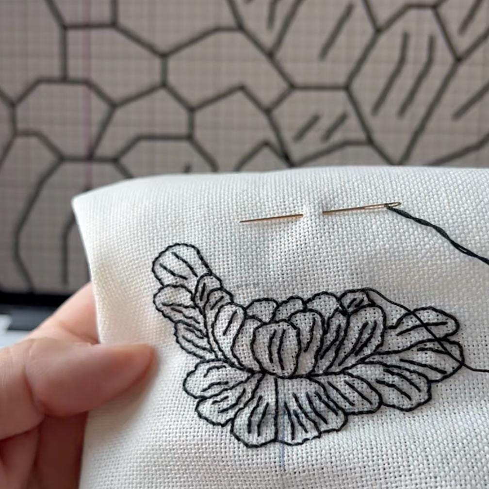 Assisi Flower - Hand Embroidery Pattern (PDF)