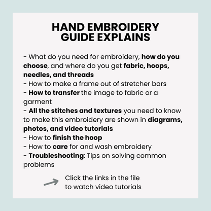 Lisbon, Portugal, Cityscape - Hand Embroidery Pattern (PDF)