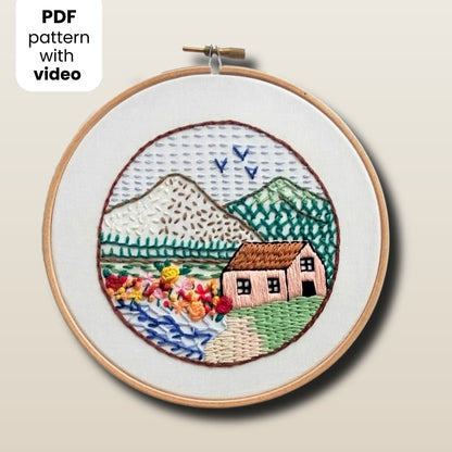 21 Stitch Sampler - Hand Embroidery Pattern (PDF)