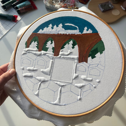 "All techniques" Hand embroidery pattern
