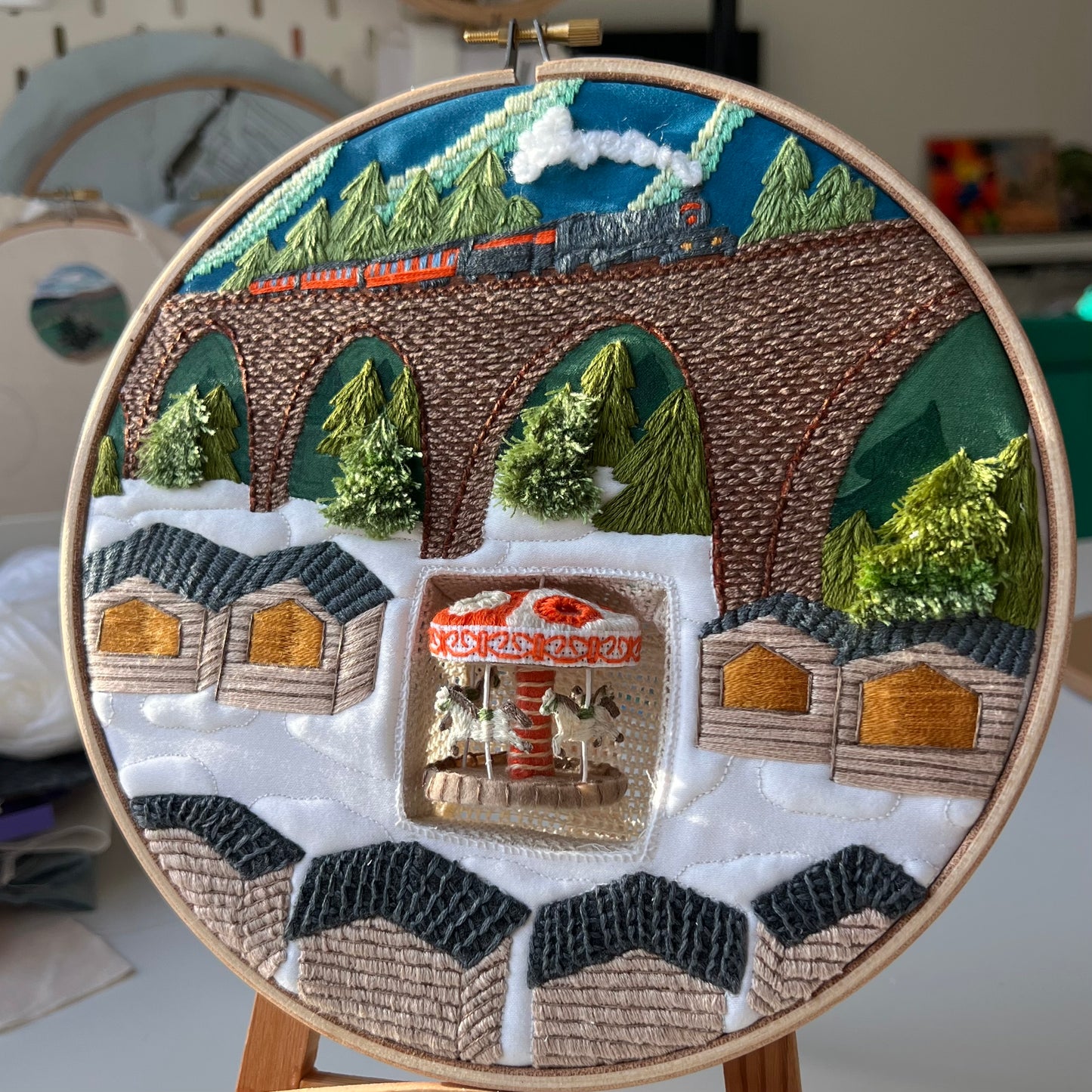 "All techniques" Hand embroidery pattern